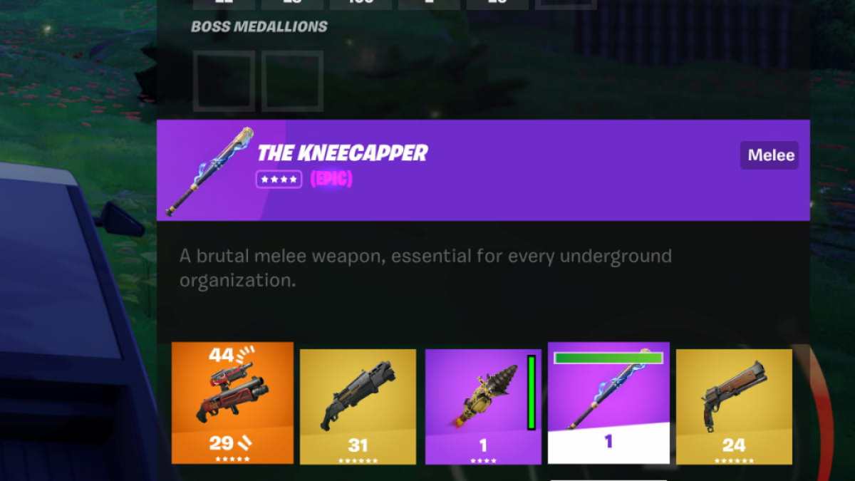 Fortniteの膝蓋骨を見つけて使用する方法