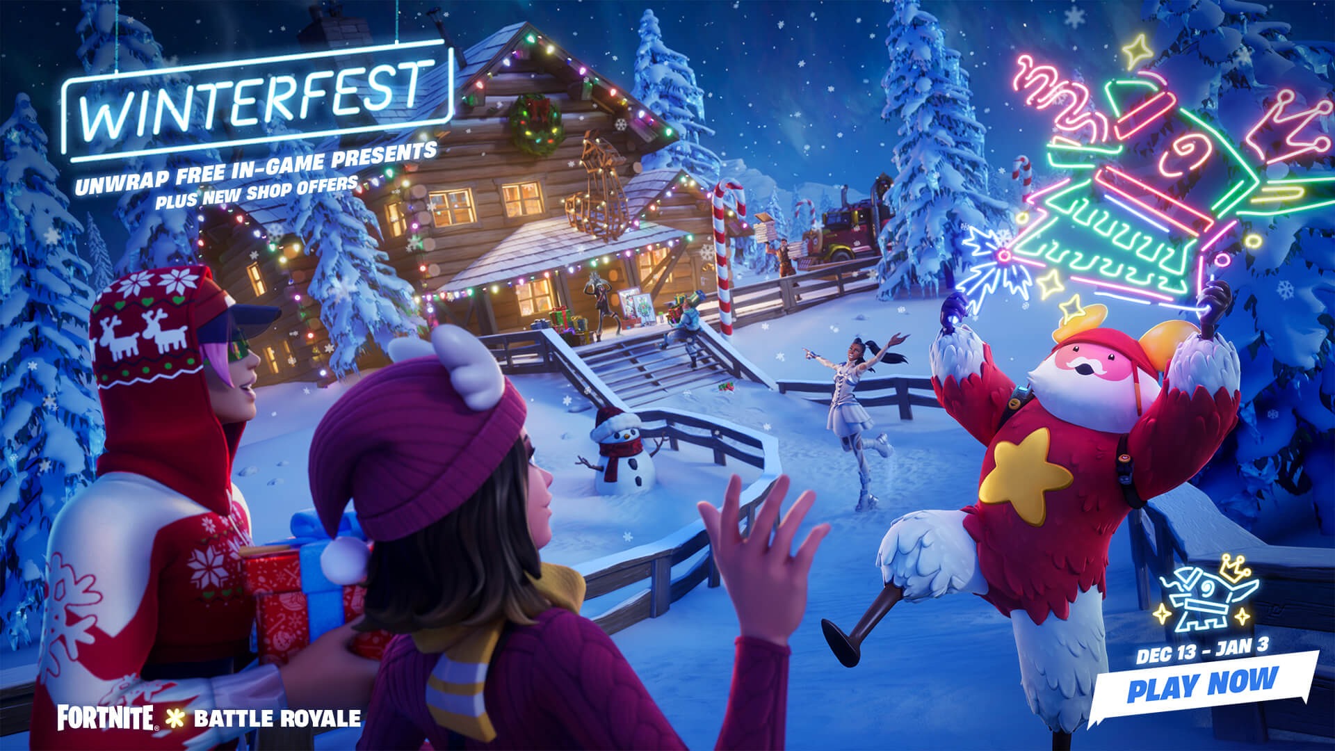 Fortnite Winterfest 2024：日付を開始し、何を期待するか