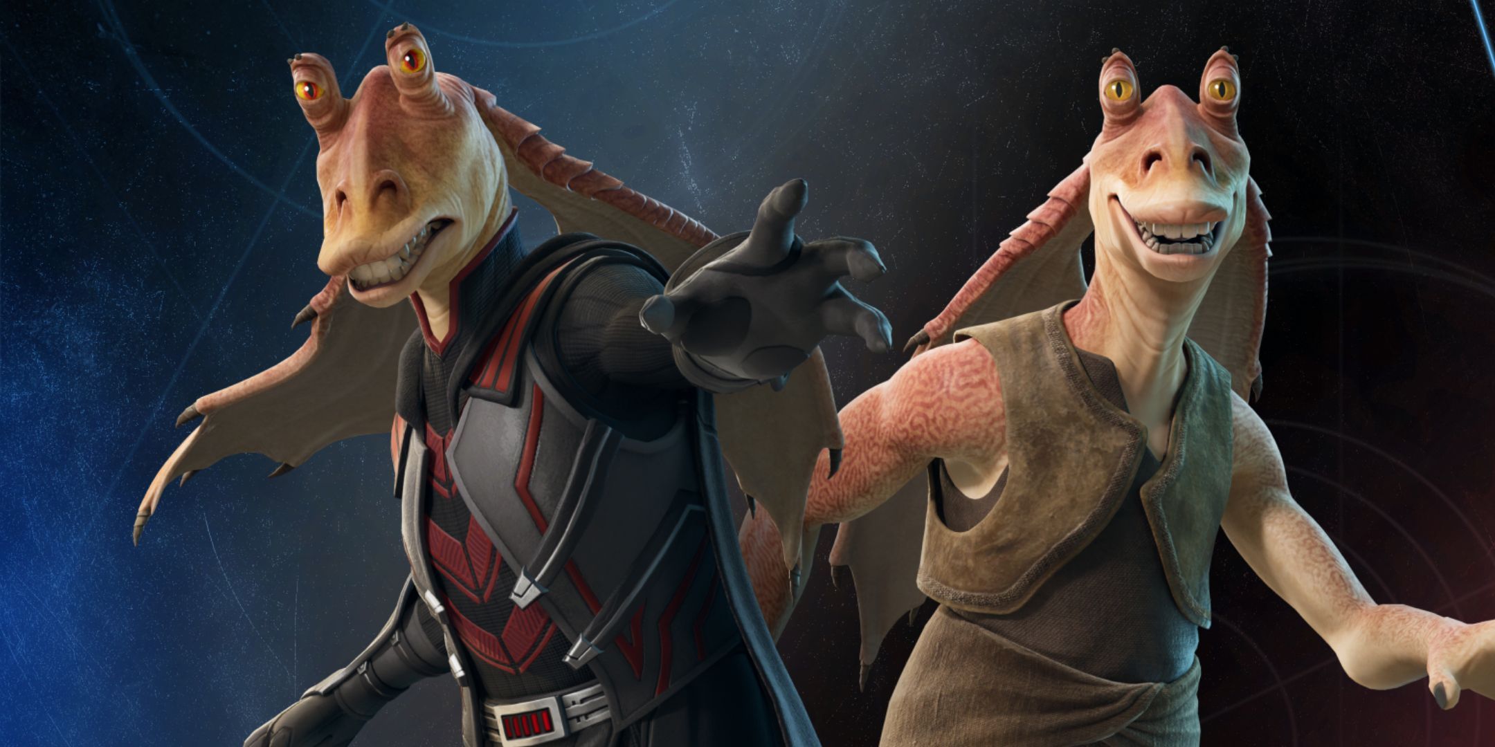 「これは正直なところそのような詐欺です」:Fortniteのプレイヤーは、Darth Jar Jarのロックを解除する方法が嫌いです