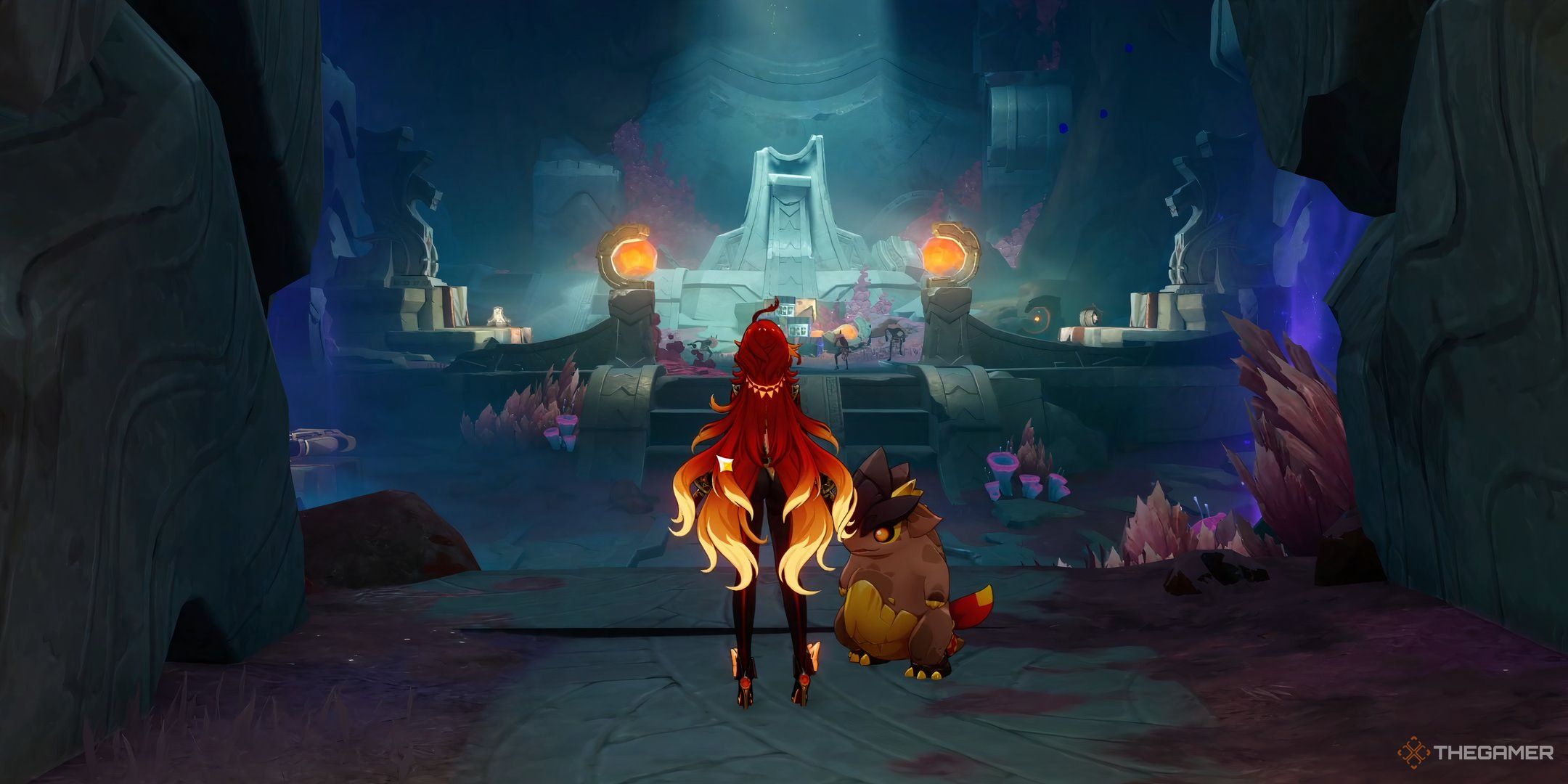 Genshin Impact:Ancient Ruins Questウォークスルーの調査員