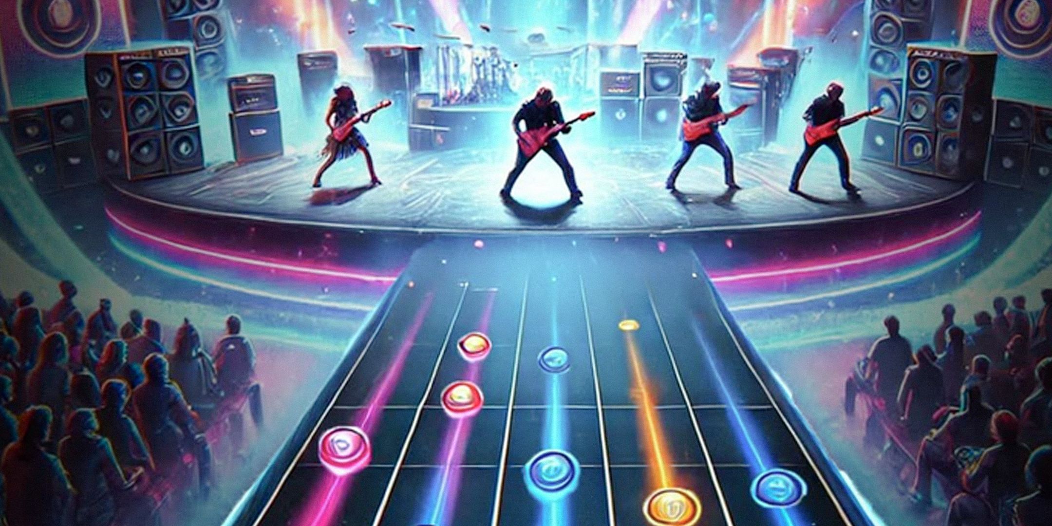 Guitar Hero Mobileが発表した、AI Artのために燃え上がる