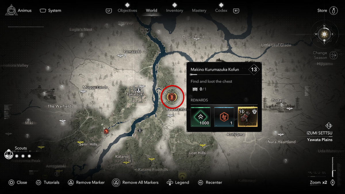 アサシンの信条の影でクルマツカ魔術園コフンパズルのロックを解除して解決する方法