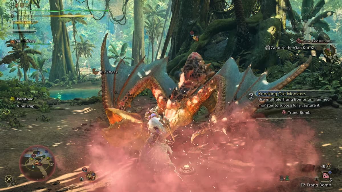 モンスターハンターワイルドにモンスターをマウントする方法は？