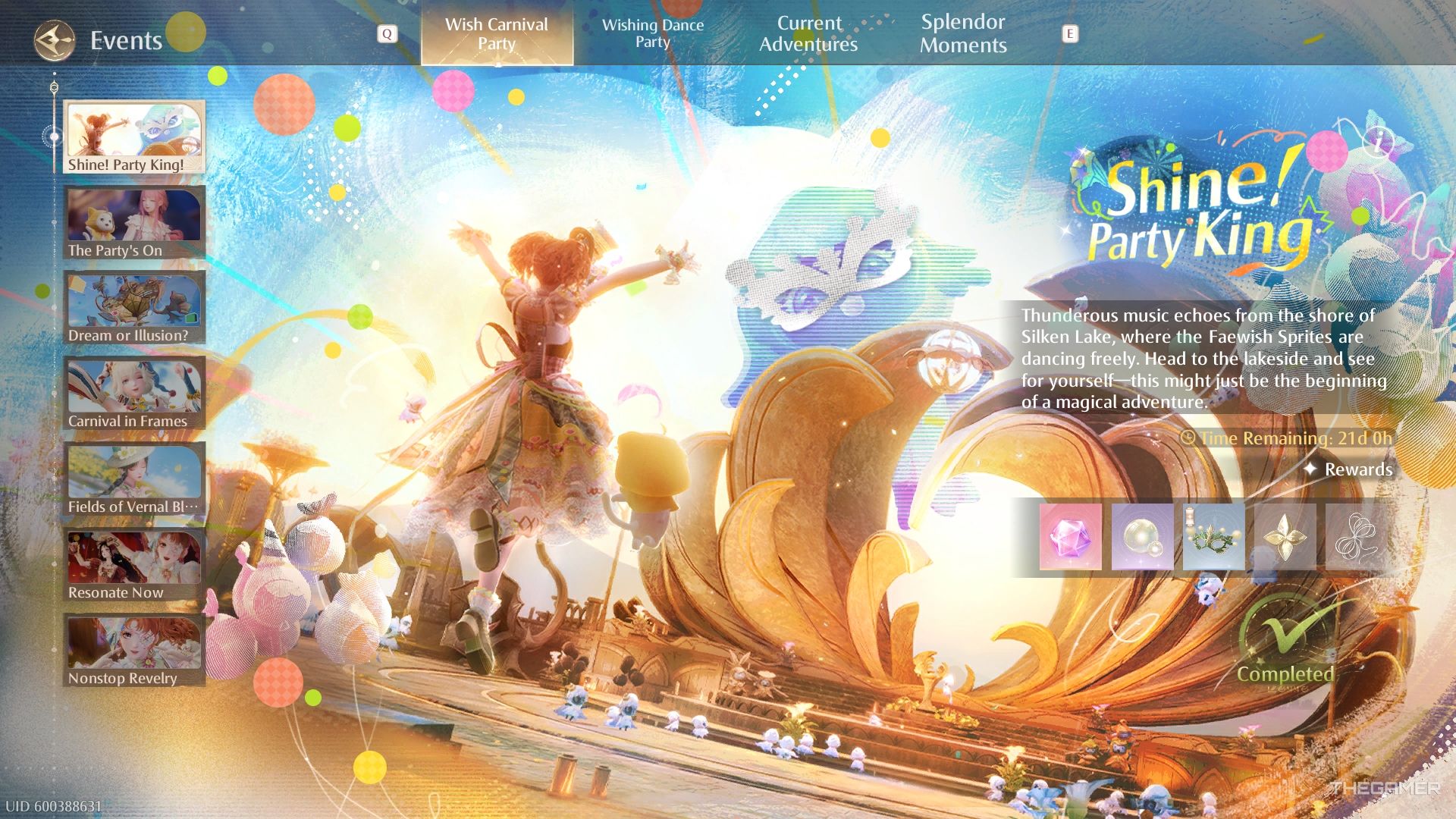 Infinity Nikki:Carnival Partyイベントガイドを希望する