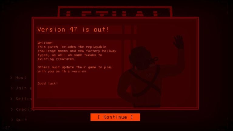 Lethal Company Patch 47がリリースされ、Challenge Moonsを追加します