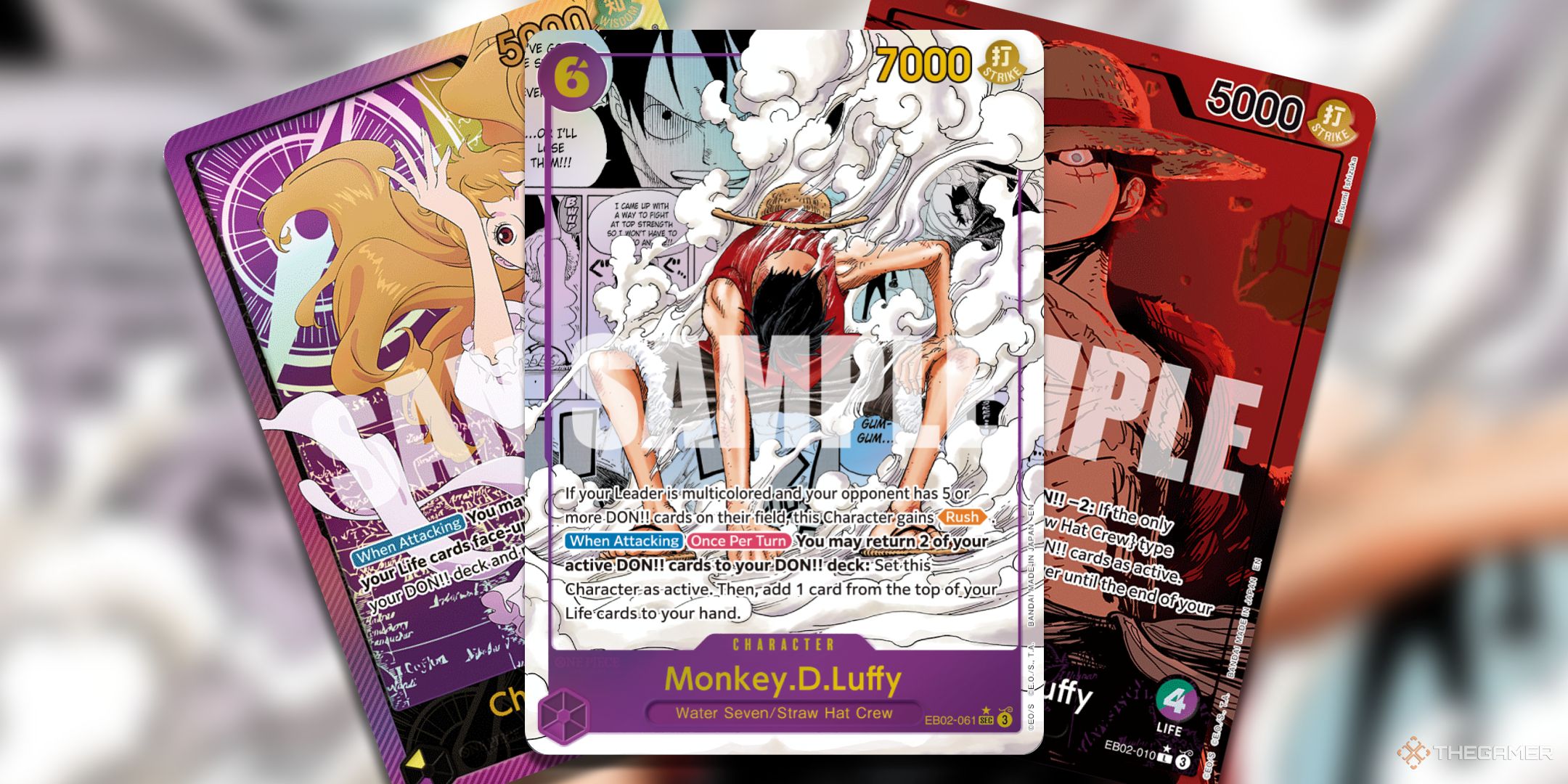 ワンピースカードゲーム：EB02からの最も価値のある10枚のカード：エクストラブースター：アニメ25番目のコレクション