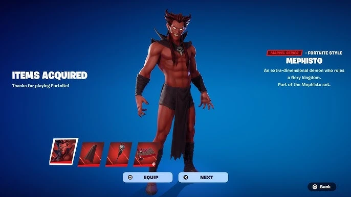FortniteでMephistoのスキンを取得する方法：マーベルの悪役の衣装のガイド