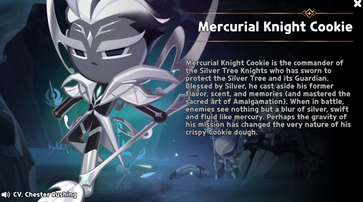 クッキーランキングダムで最高のマーキュリアルナイトクッキートッピングとビースキット