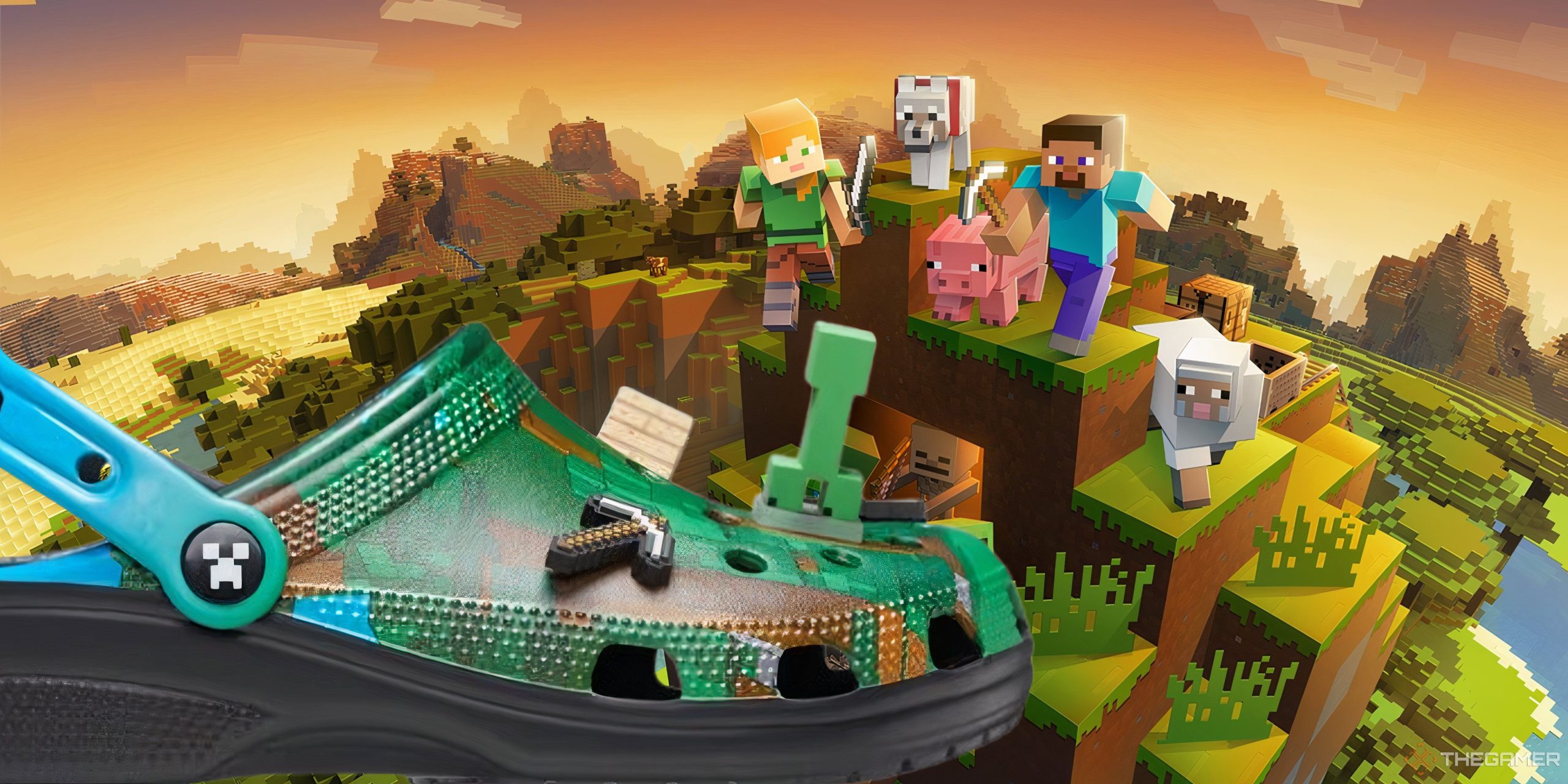 Minecraft CrocsはMinecraftの映画にちょうど間に合うようにここにいます