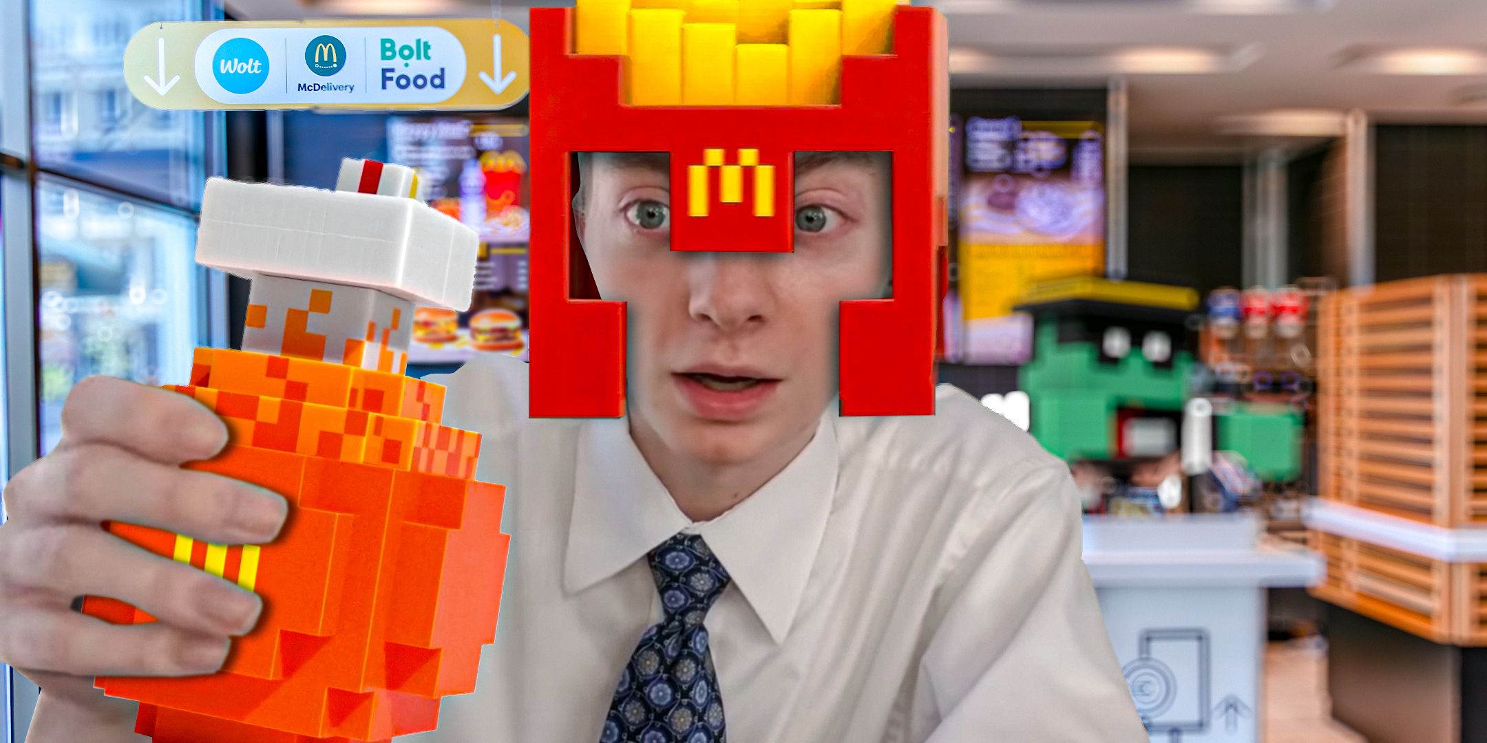 マクドナルドのミネクラフトの食事についてどのように感じるかわからない