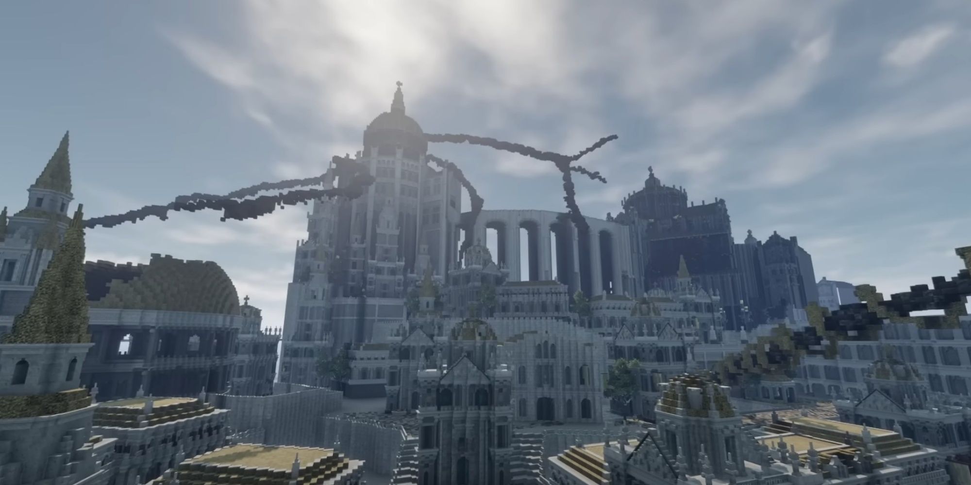 「2,000時間の間、私はそれが自由だったらがっかりするだろう」:エルデンリングファンはMinecraftの間の土地全体を再現します