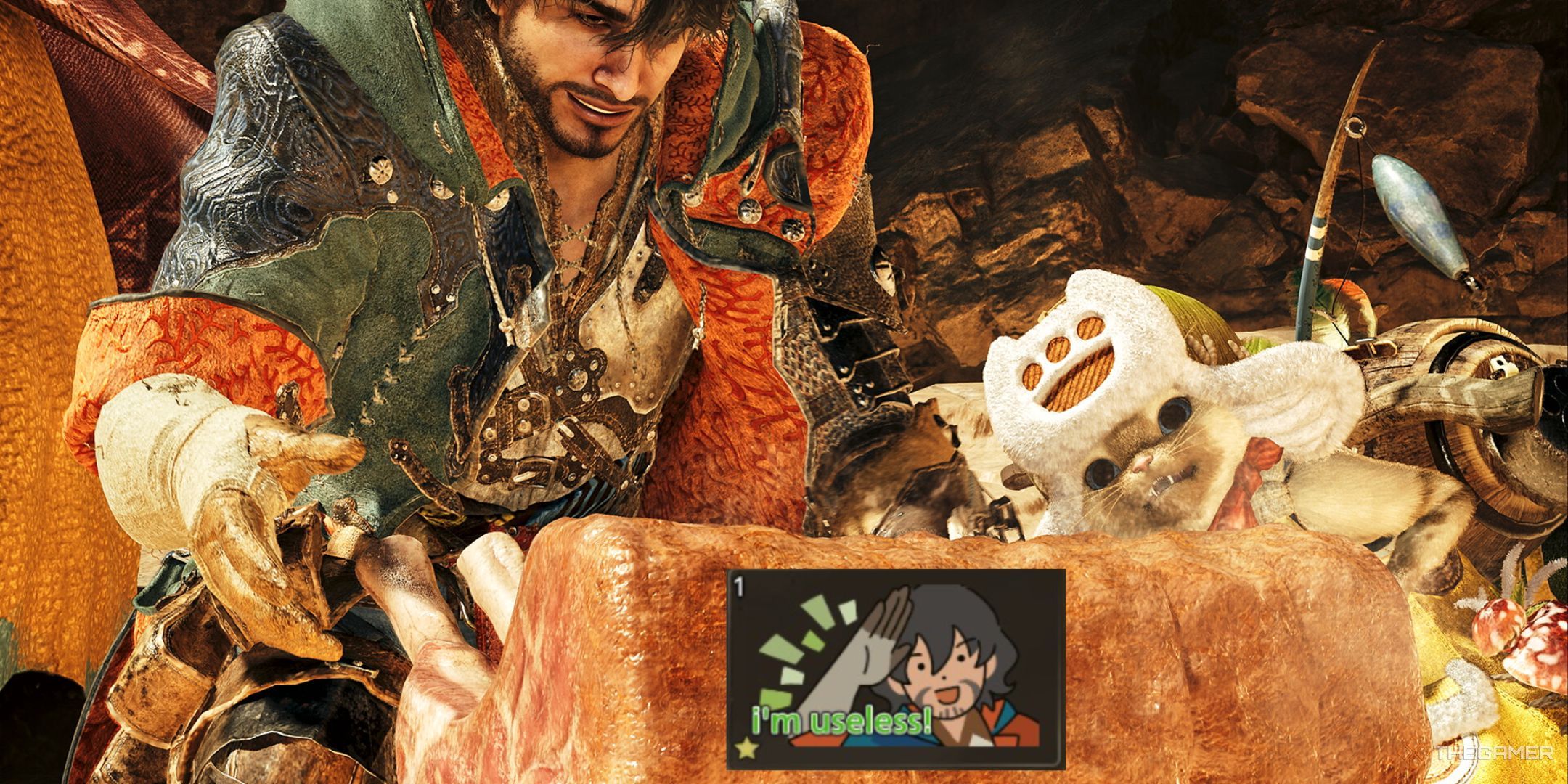 Monster Hunter Wildsを使用すると、ステッカーにカスタムテキストを追加できます。