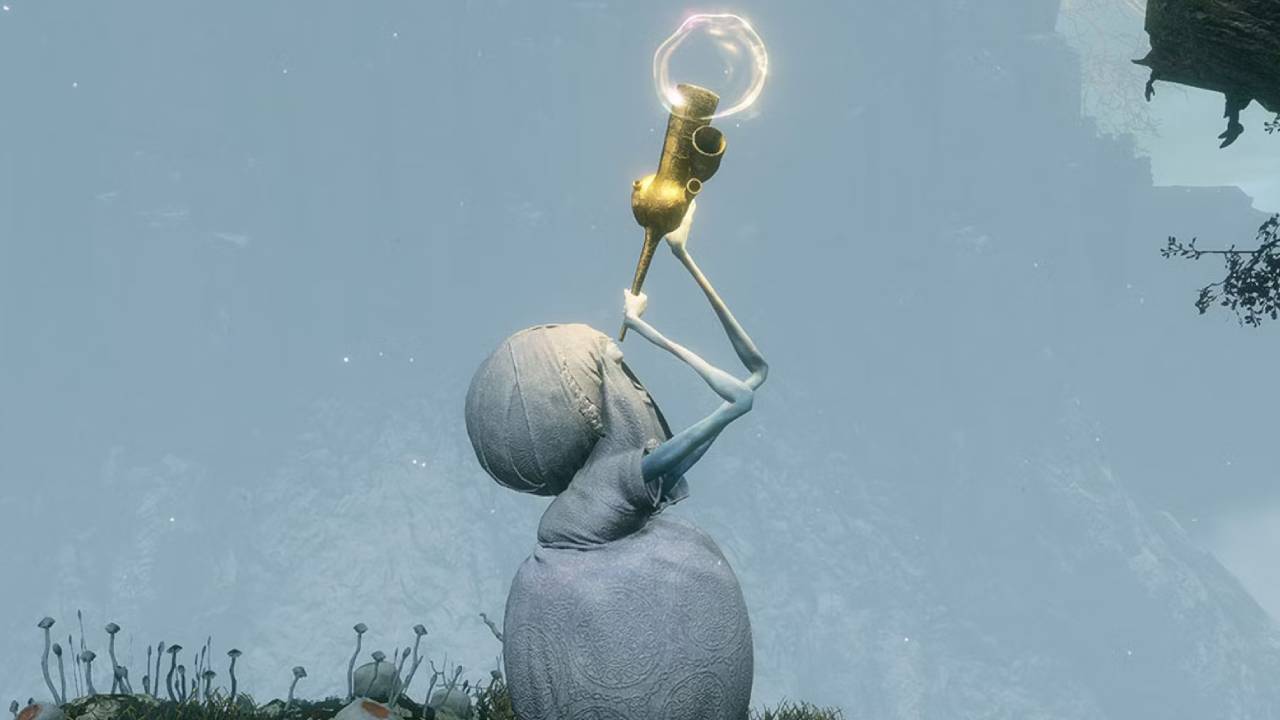 エルデンリングプレーヤーは、まれな武器が手の届かないところに落ちた後に荒廃しました