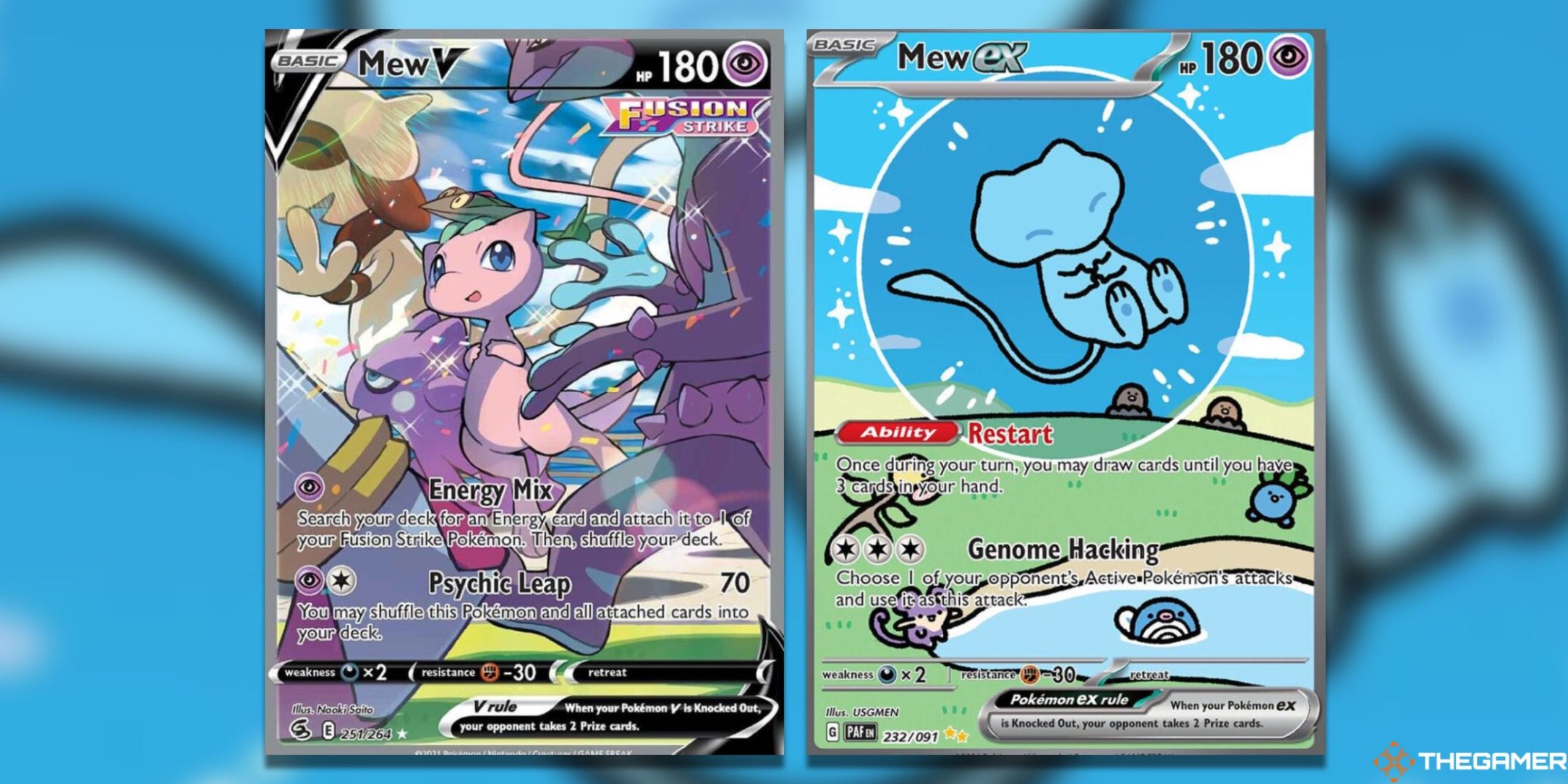 ポケモンTCG:Mew Chase Cardsの6つのベストセット