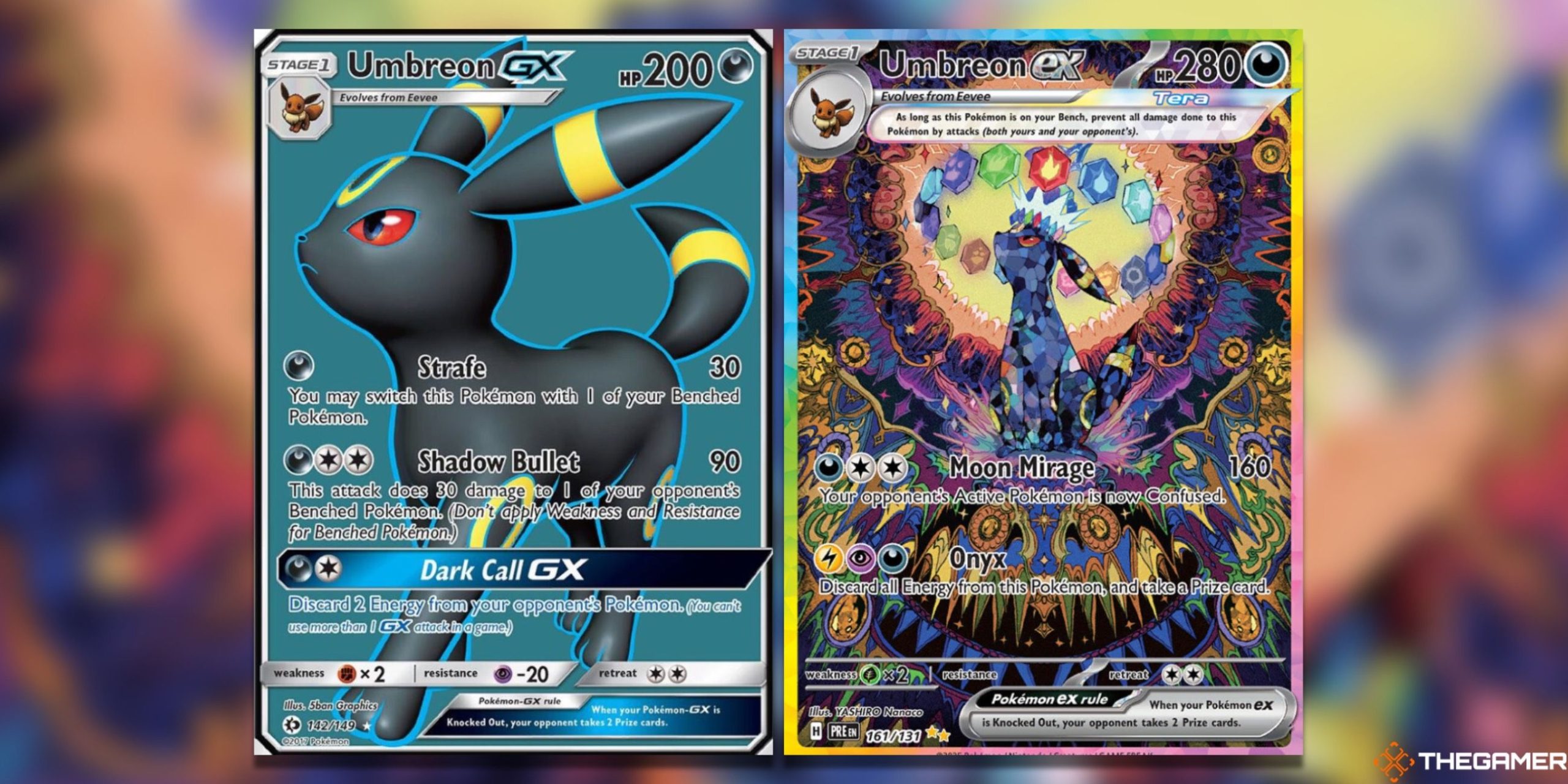 ポケモンTCG:Umbreon Chase Cardsの5つのベストセット