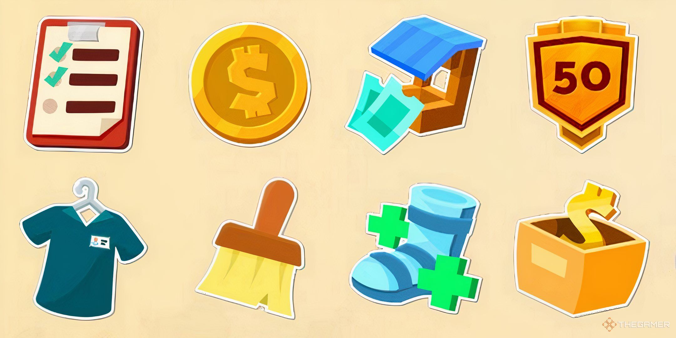 2つのポイント博物館：完全なステッカーブックガイド