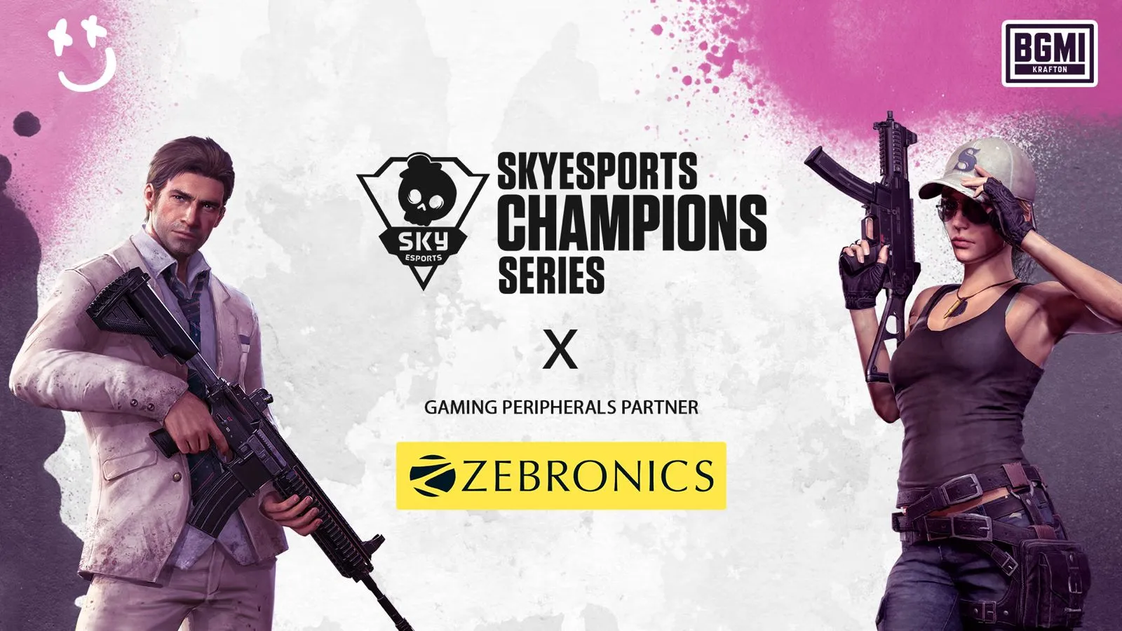 Zebronicsは、BGMIチャンピオンズシリーズ2024のSkyEsportsと提携しています