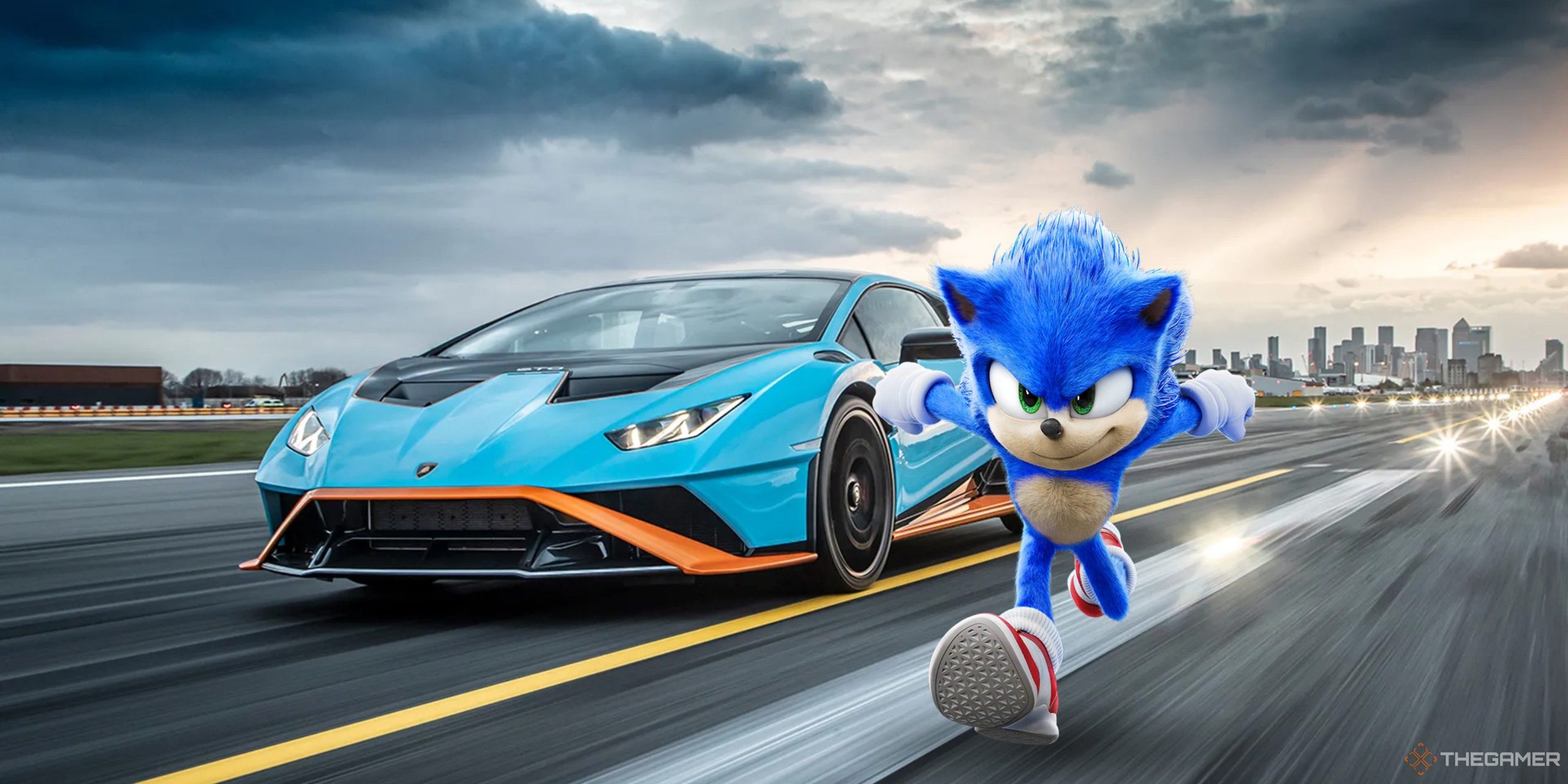 何らかの理由で、ソニックとナックルをテーマにしたランボルギーニがあります