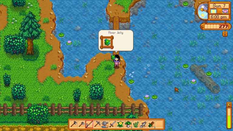 Stardew Valley 1.6で海、川、洞窟のゼリーを得る方法