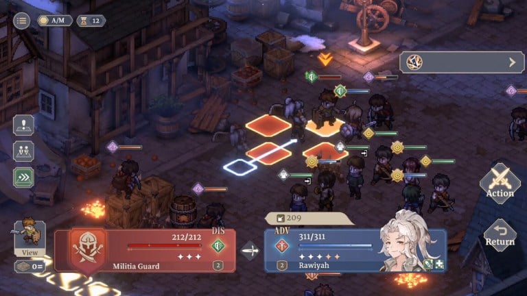 Sword of Convallariaのようなマルチプレイヤー戦術ゲーム