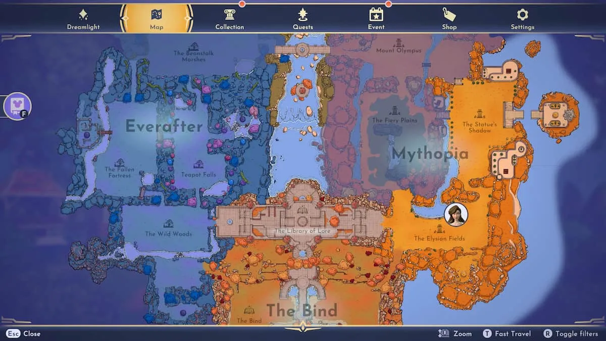 ディズニードリームライトバレーのストーリーブックVale Biomesのロックを解除するのに最適な順序