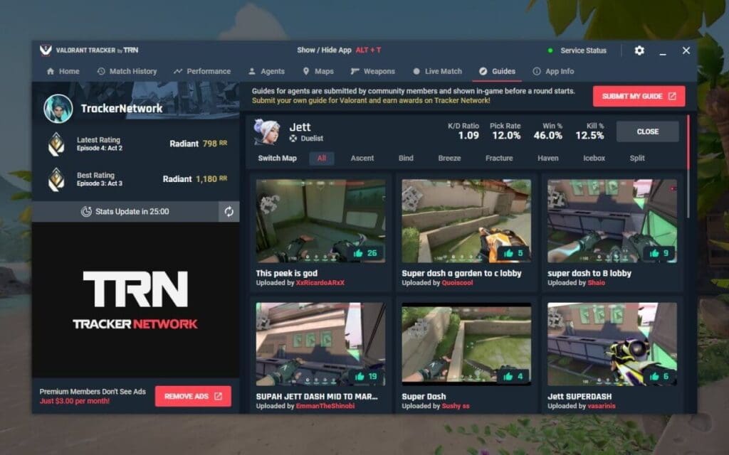 コンソールでValorant Trackersを使用できますか？