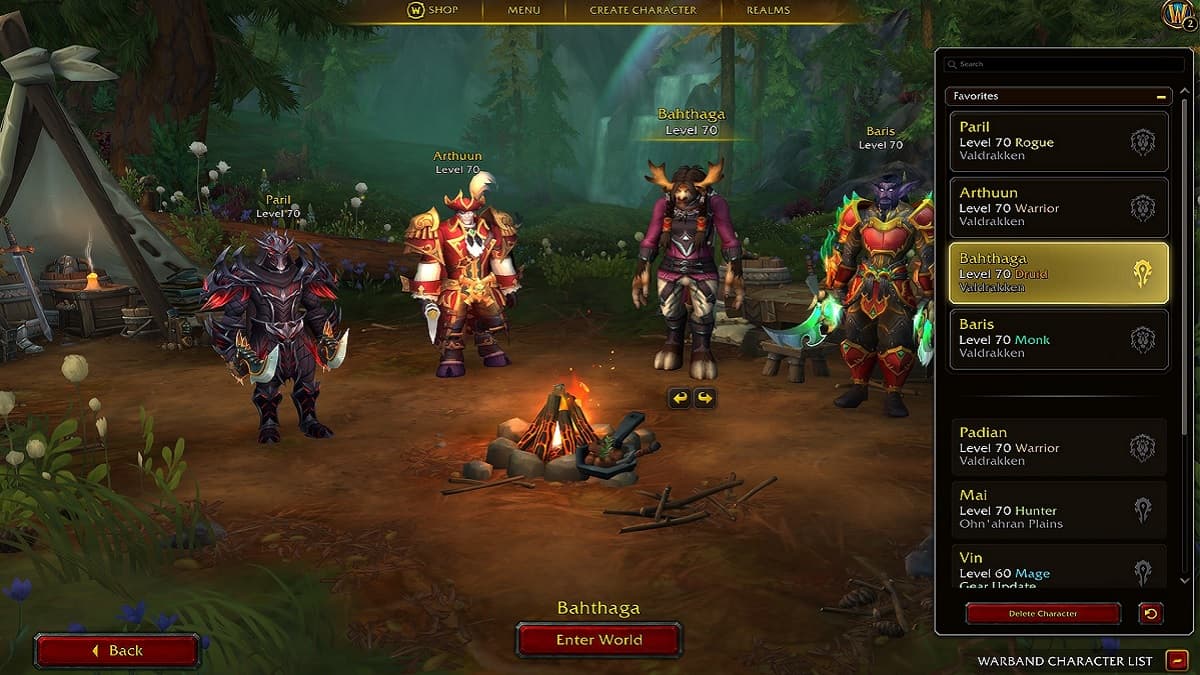 Wow:The War内のWarbands(&Work)とは何ですか?