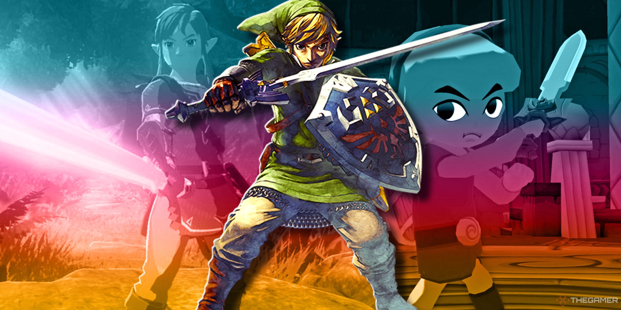 すべてのゼルダゲームは、マスターソードのロックを解除するのにどれくらいの時間がかかるかによってランク付けされています