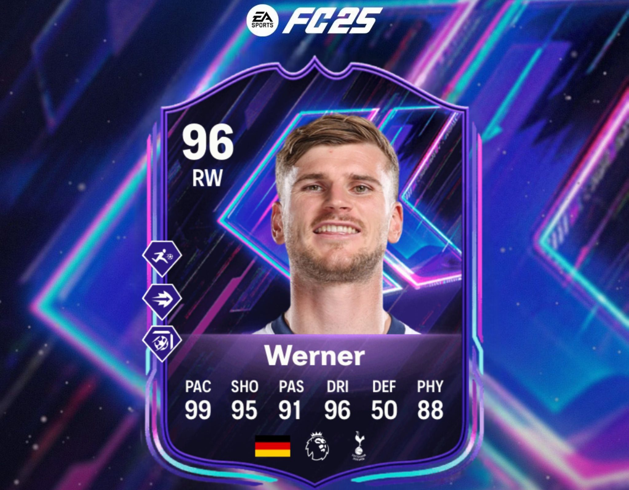 EA FC 25 Timo Werner Flashback SBC：リーク、統計、予想コスト
