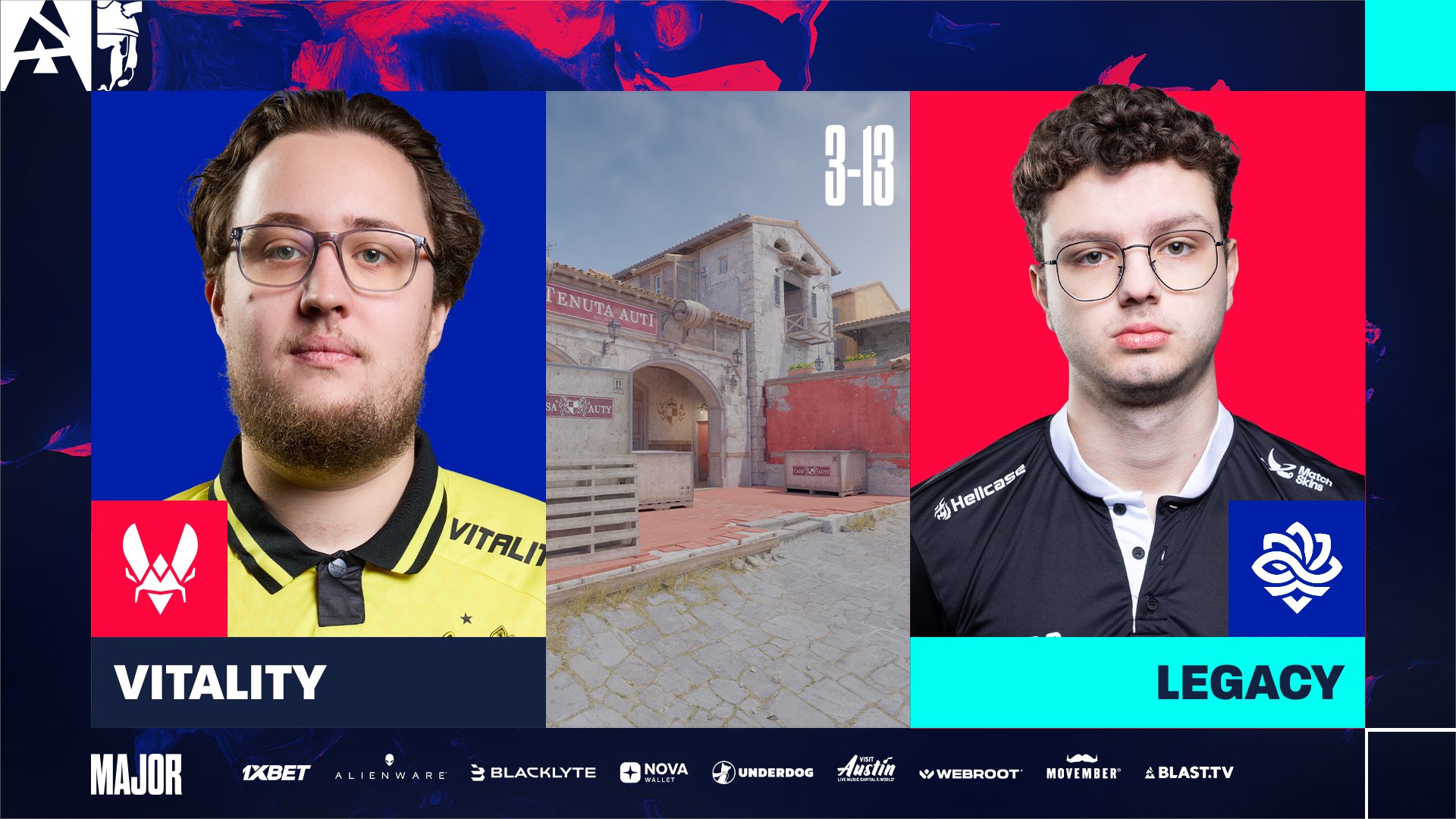 レガシーはBlast.TVオースティンメジャーステージ3の活力に衝撃を与えます