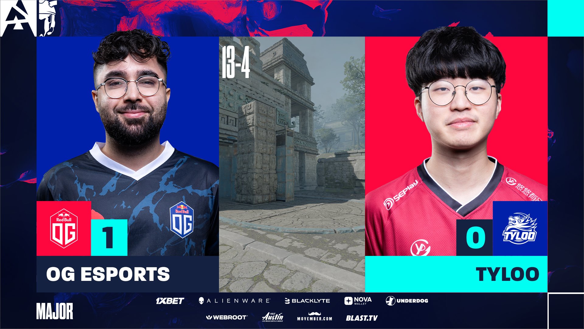 OGはCS2オースティンメジャーステージ1でタイルーを倒す