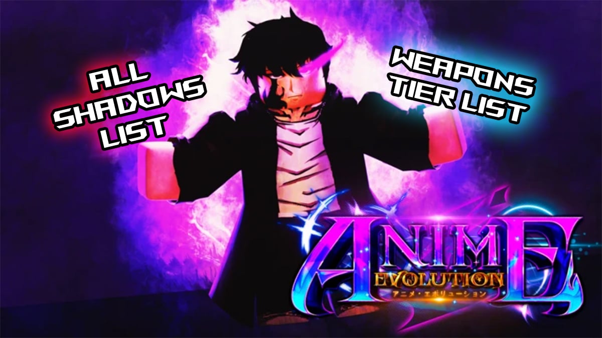 すべてのアニメの進化の影と武器ティアリスト[ベータ]