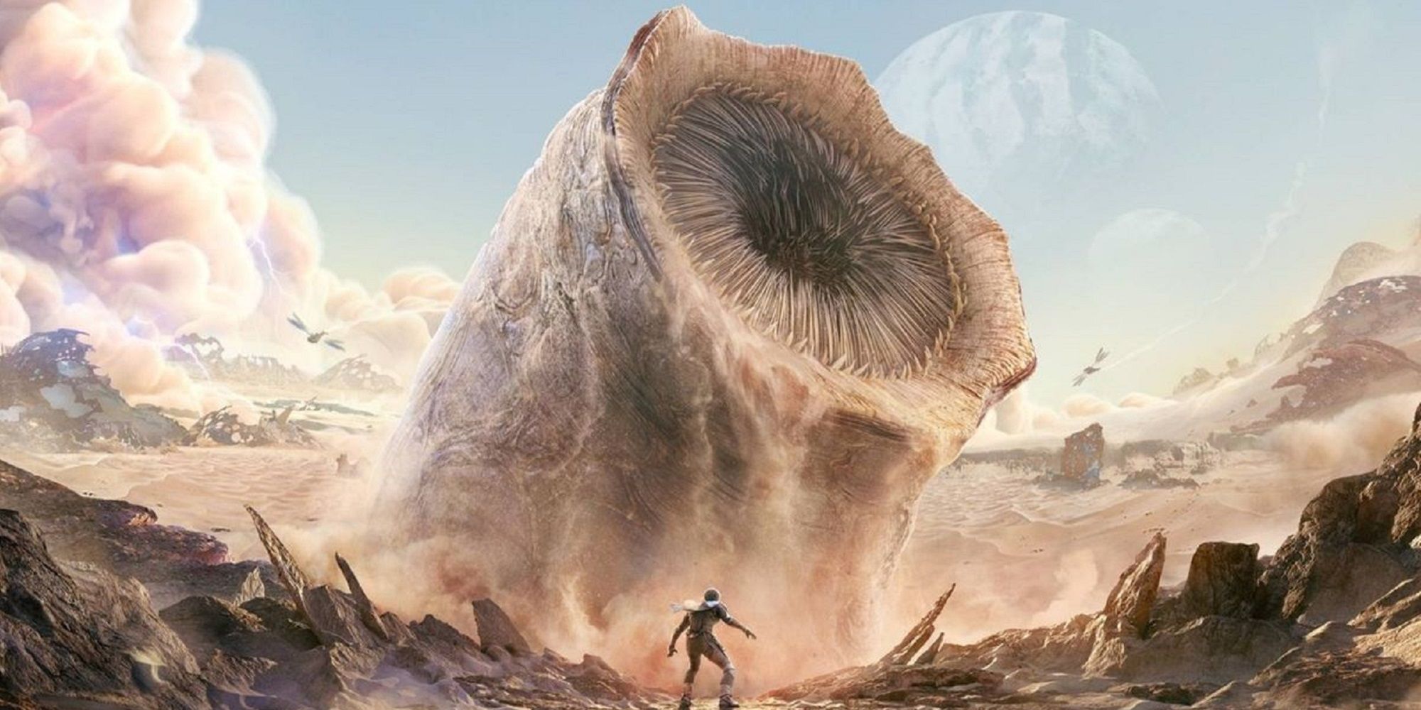 「リサン・アル・ガイブ！」：ファンは砂丘に乗っています：ゲームが許可していないにもかかわらず、目覚めのサンドワーム