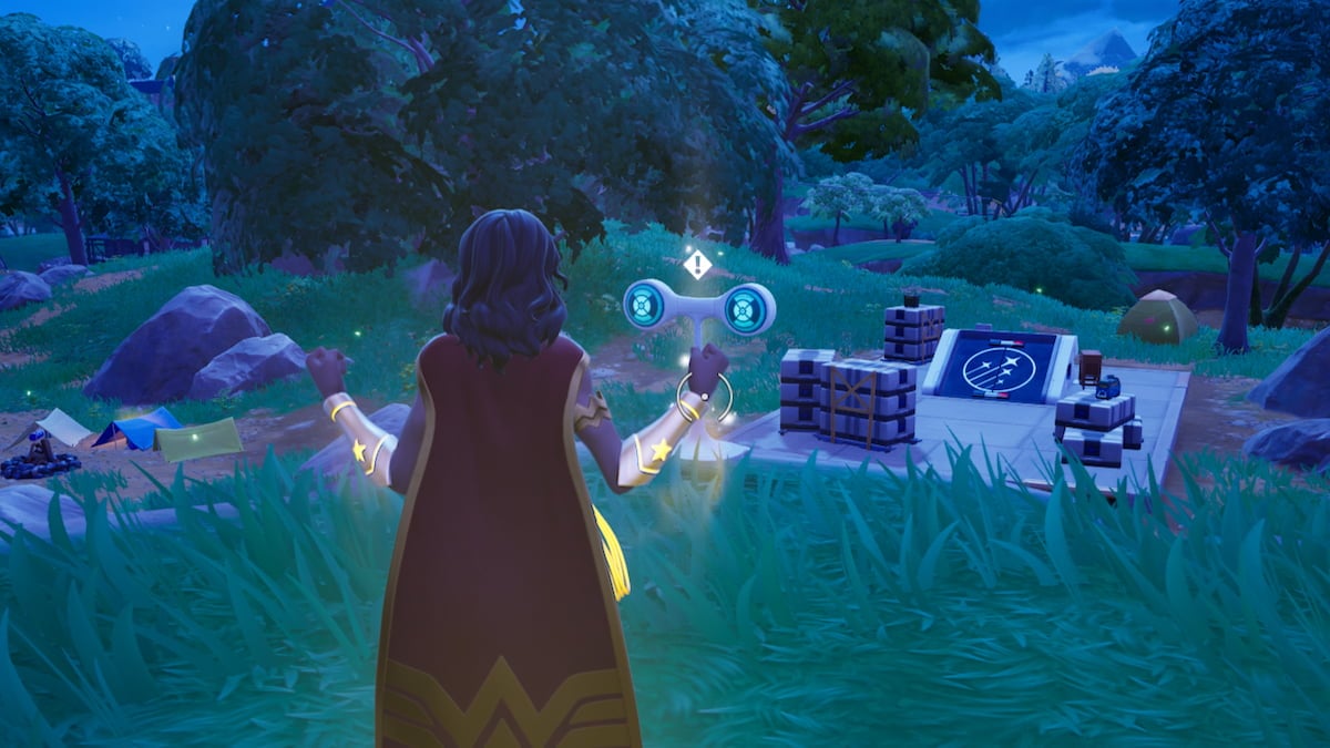 Fortnite第6章、シーズン3のさまざまなヒーロートレーニングの前post基地でヒーローの練習ターゲットを攻撃する方法