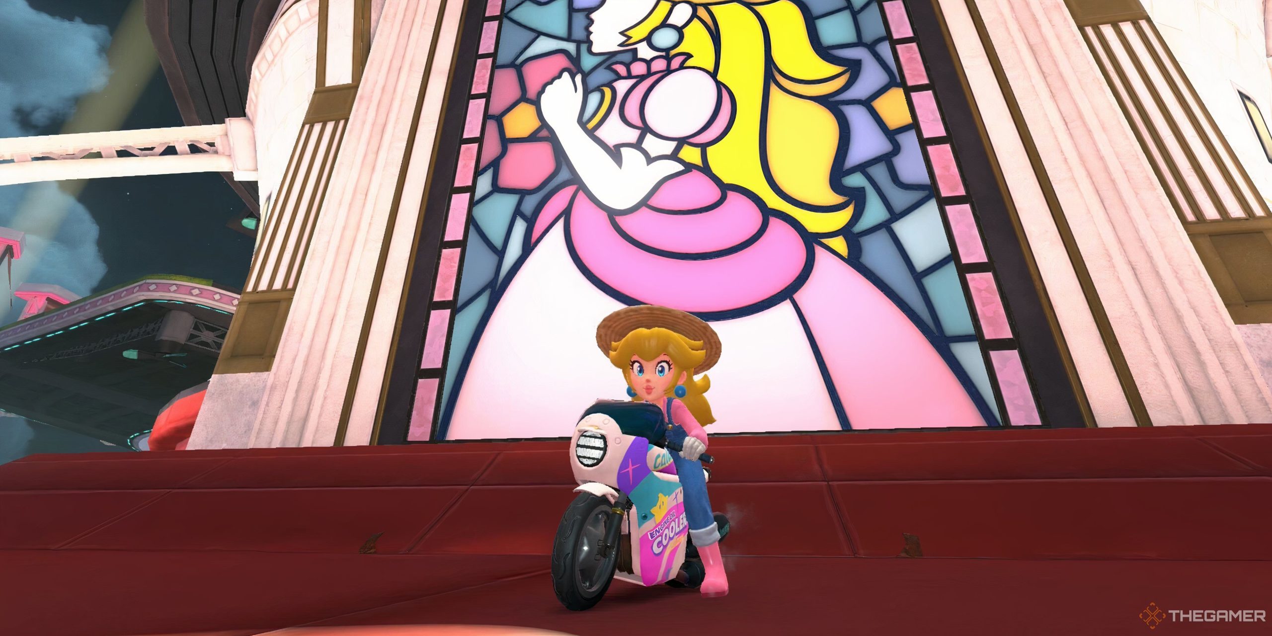 マリオカートワールドの無料ロームには、非常にクールなスーパーマリオ64イースターエッグの後ろに隠れた鏡モードがあります