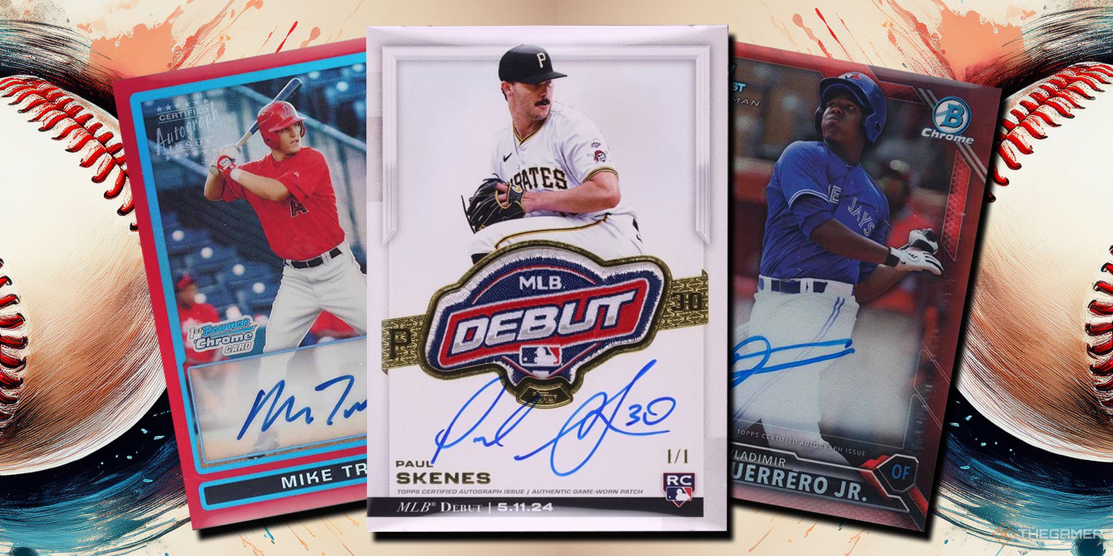 最も価値のある10のサイン入り野球カード