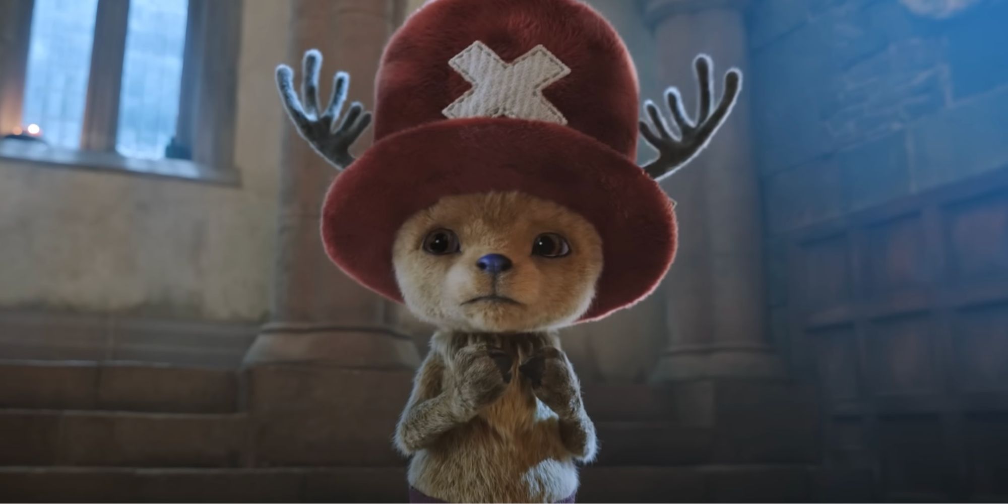 醜いソニックの上を移動してください、今ではワンピースの実写から醜いチョッパーがあります