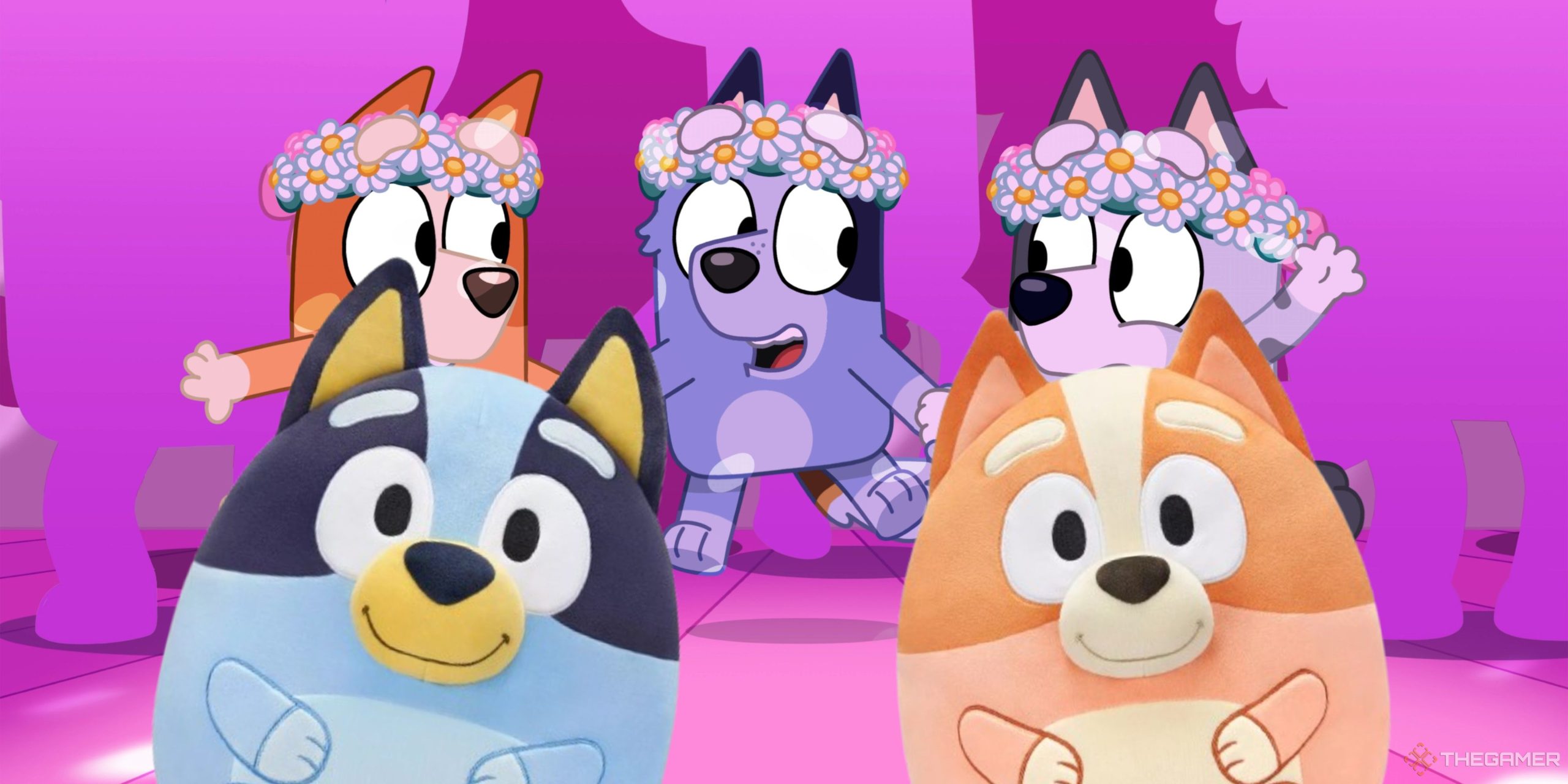 BlueyとBingoはついに独自のSquishmallowsを持っています。