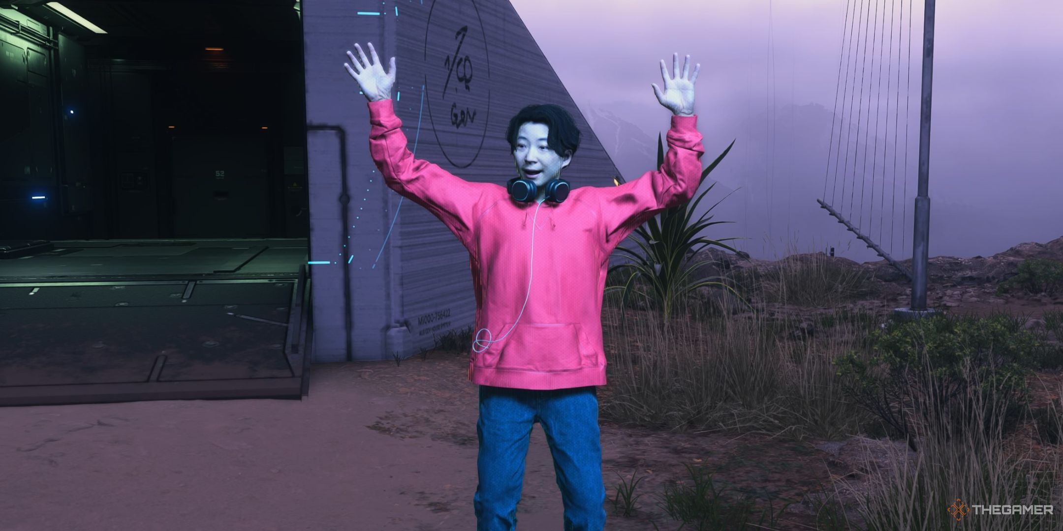 Death Stranding2：ビーチで