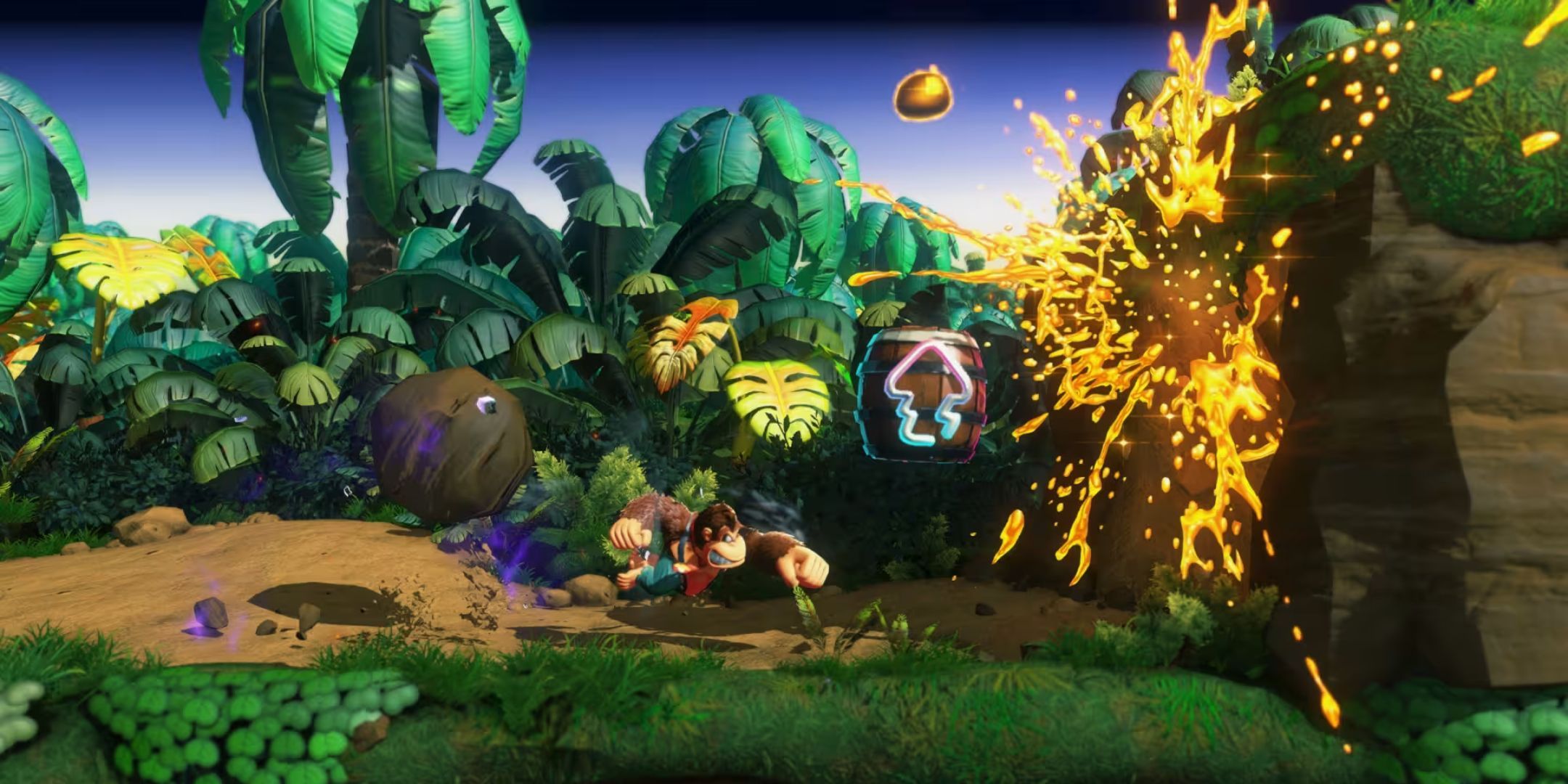 ドンキーコングバナンザのレトロレベルの1つは、カントリーファンが愛するイースターエッグを見逃しやすいです