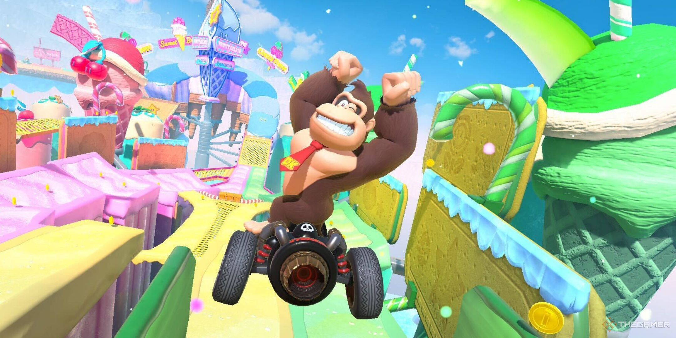 マリオ・カートの世界のクレジットは、将来的にキャラクターが名簿に参加するかもしれない大規模なヒントを与えます