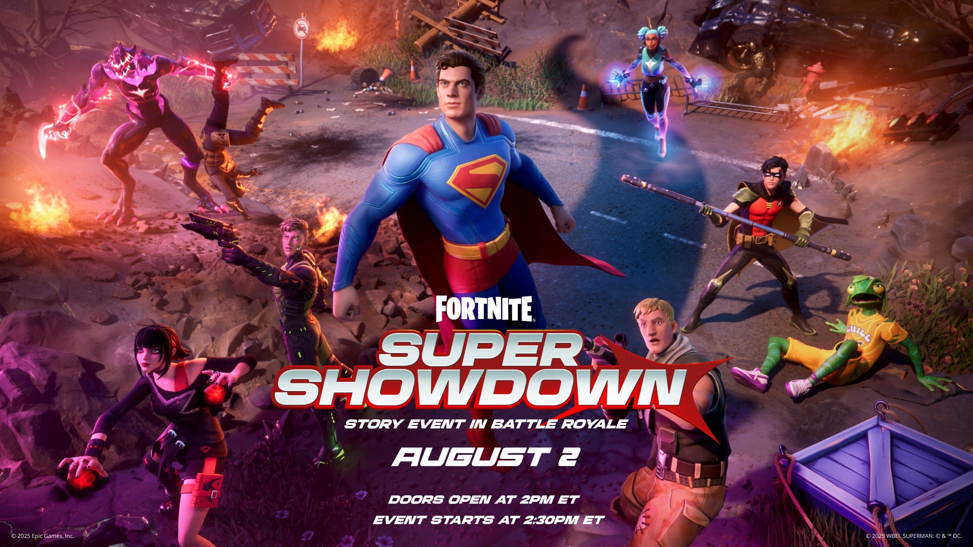 Fortnite Super Showdown live event countdown