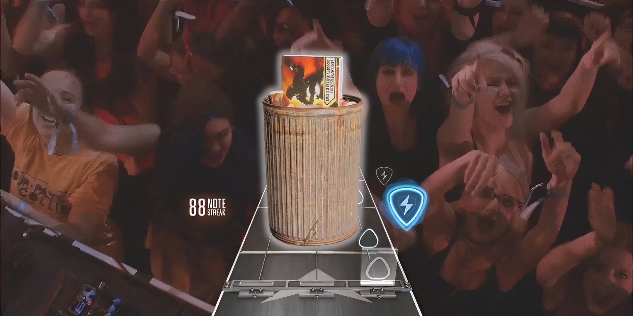 ギターヒーローライブはトニーホークのゴミ箱に投げ込まれるには値しません