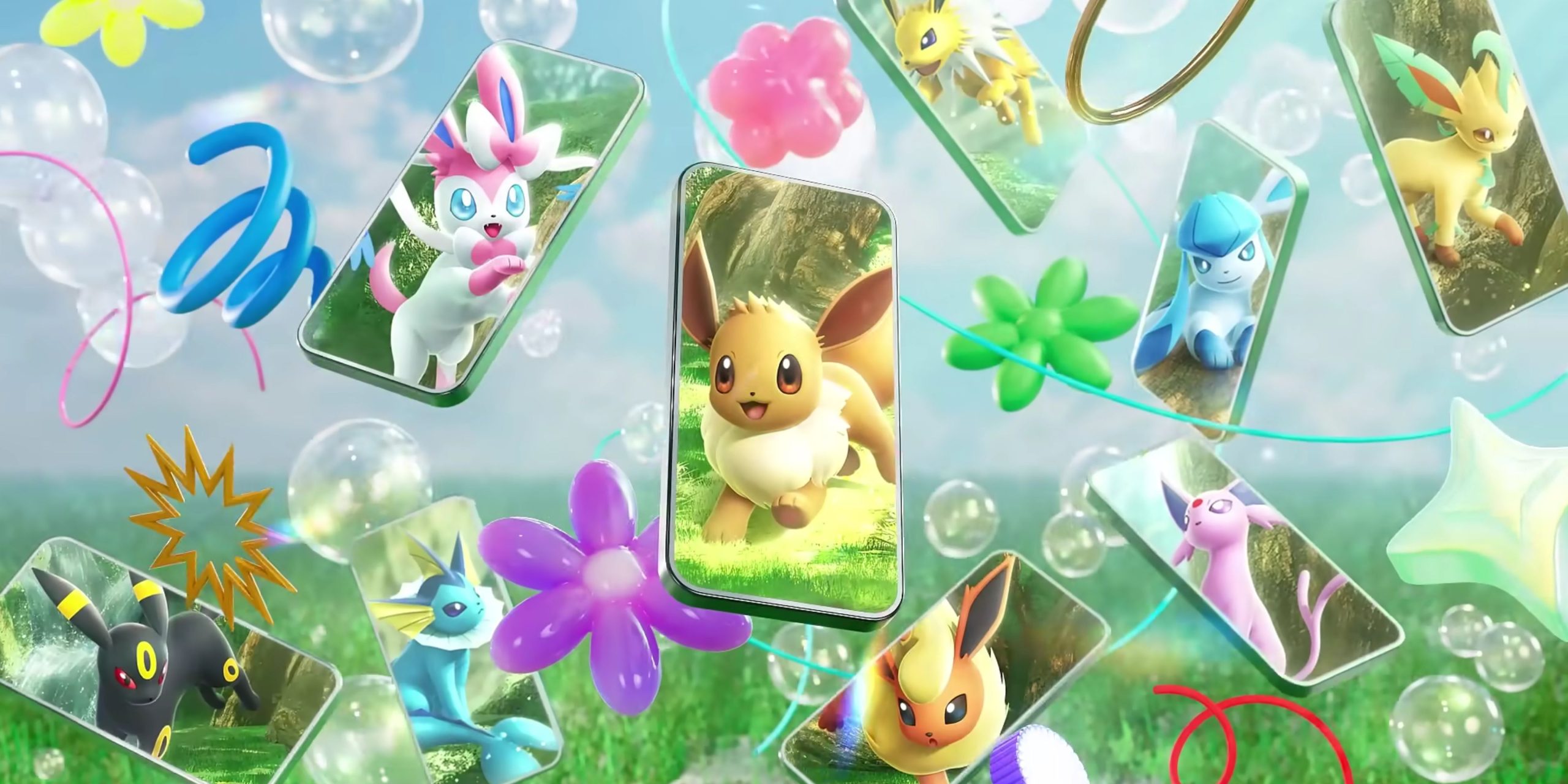 このEeveeイラストレアのアートワークに隠されているすべてのEeveelutionリファレンスを見つけてみてください