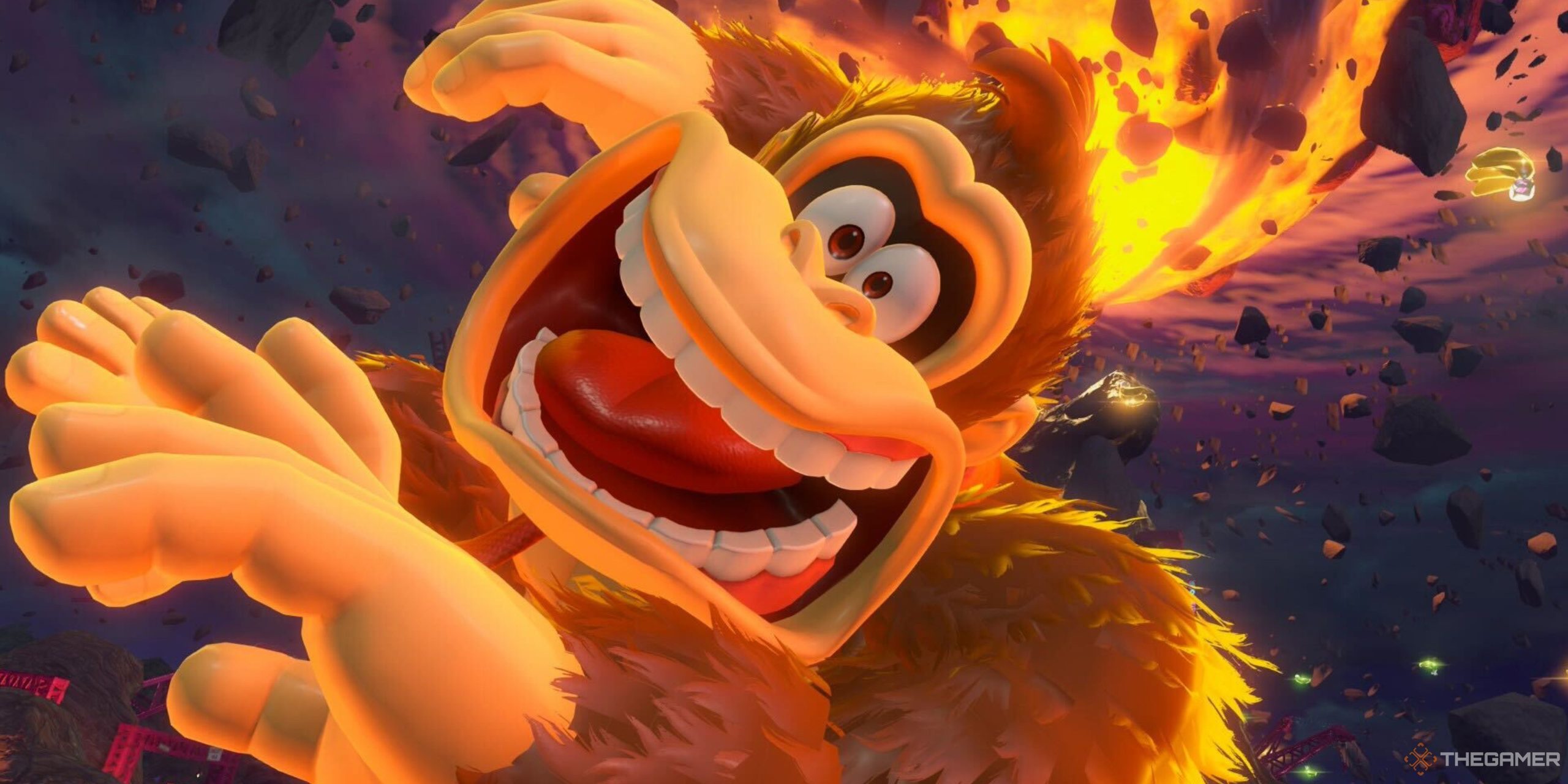 誰かがドンキーコングバナンザカードを黄色に塗りつぶし、結果に苦しみます