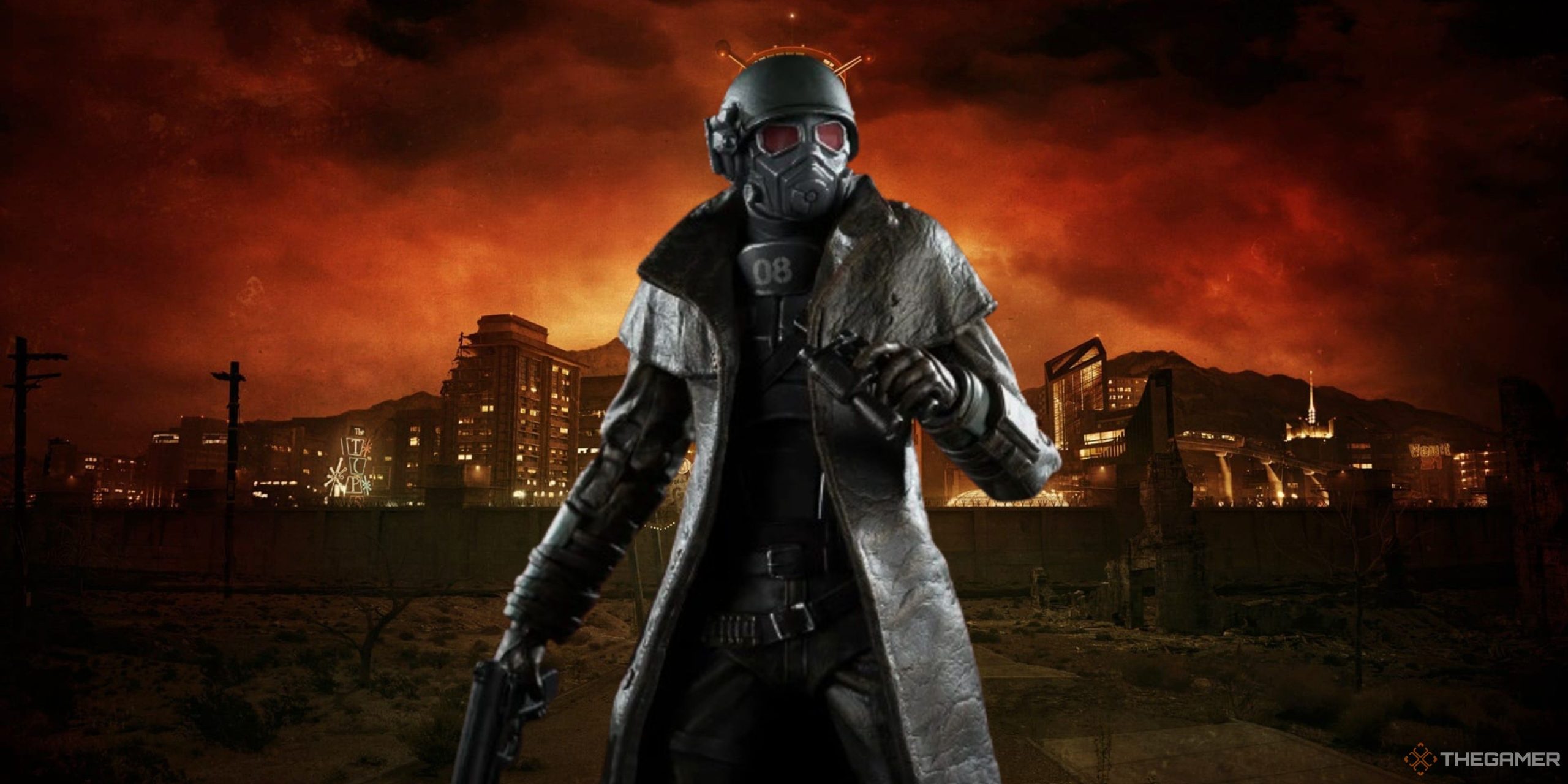 フォールアウト：新しいベガスのファンは、MacFarlaneがNCRレンジャーアクションフィギュアを明らかにしているので、ついに楽しみにしています