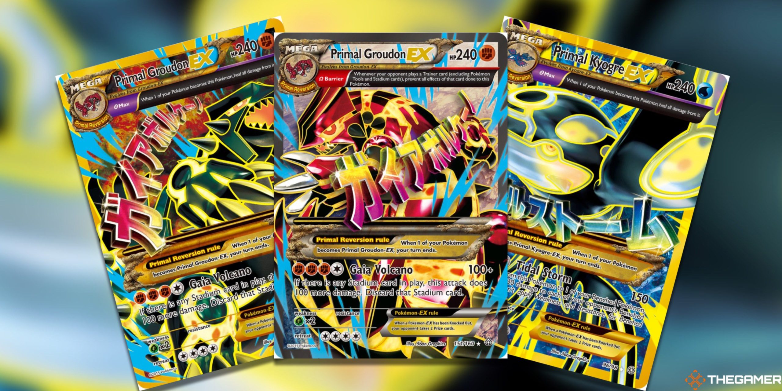 メガの進化を忘れてください、これらの貴重なプライマルポケモンTCGカードは次の列に並んでいます