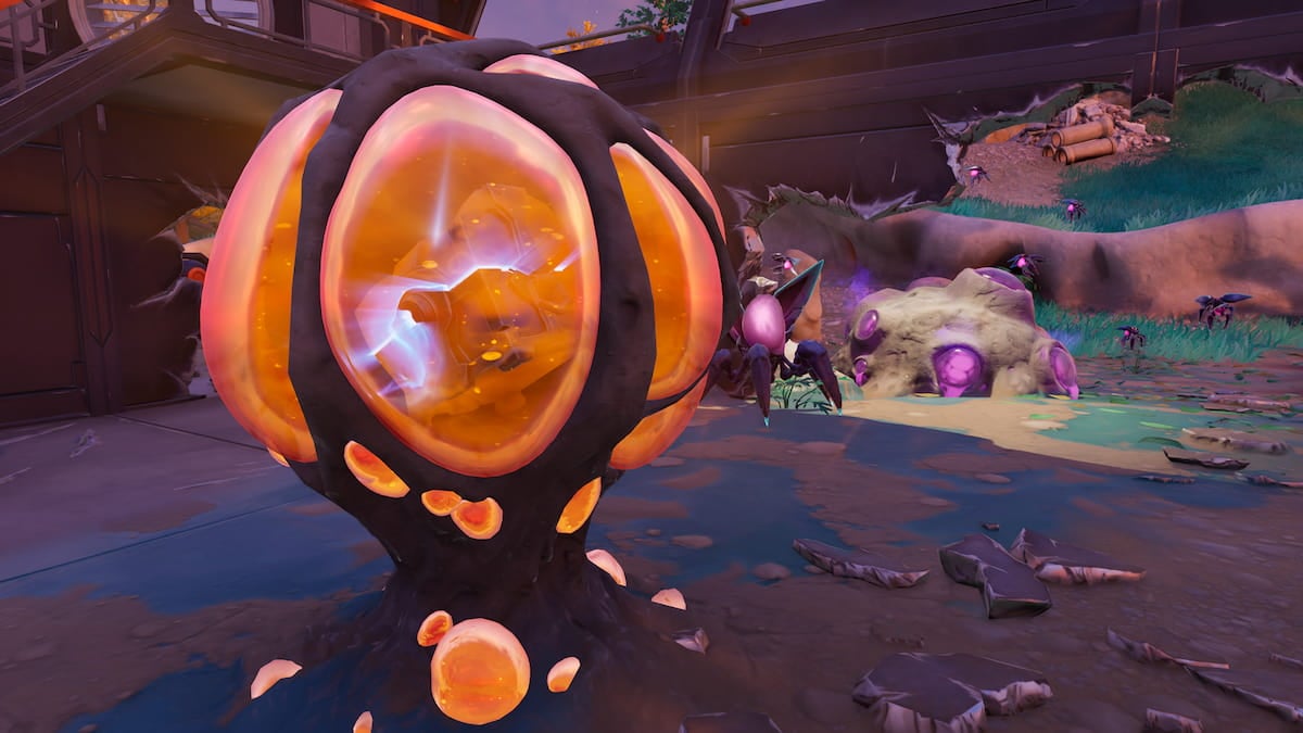 Fortniteで女王をunt騒させるためにハイブスタッシュを見つけて破壊する方法