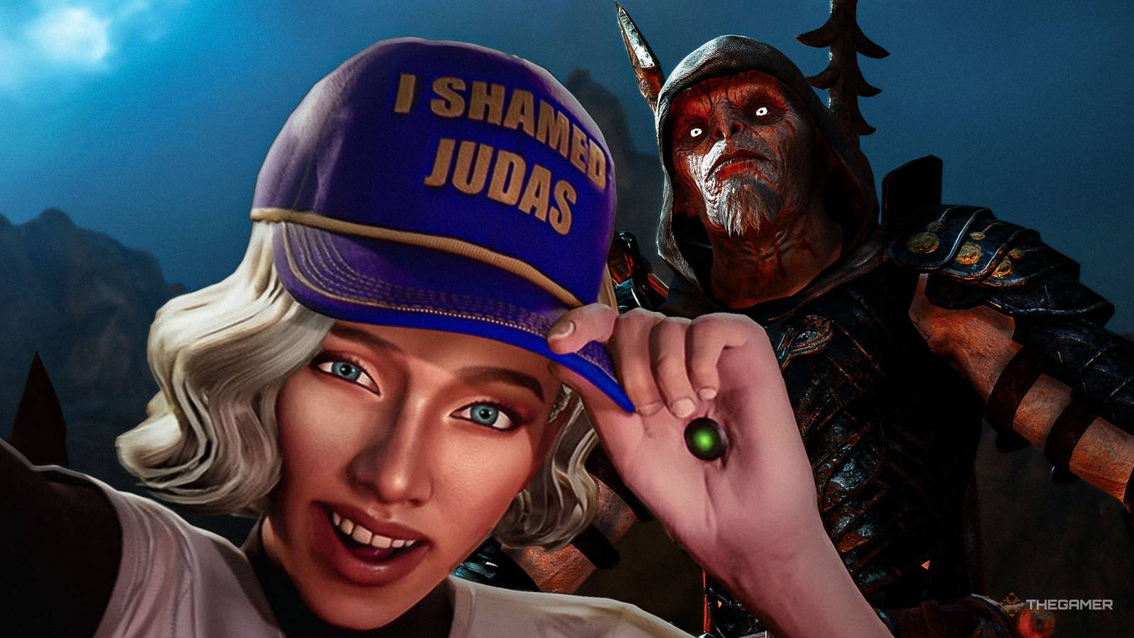 モンキーの足がカールしました、ネメシスシステムを繰り返した最初のゲームはケン・レヴァインのユダが言われています