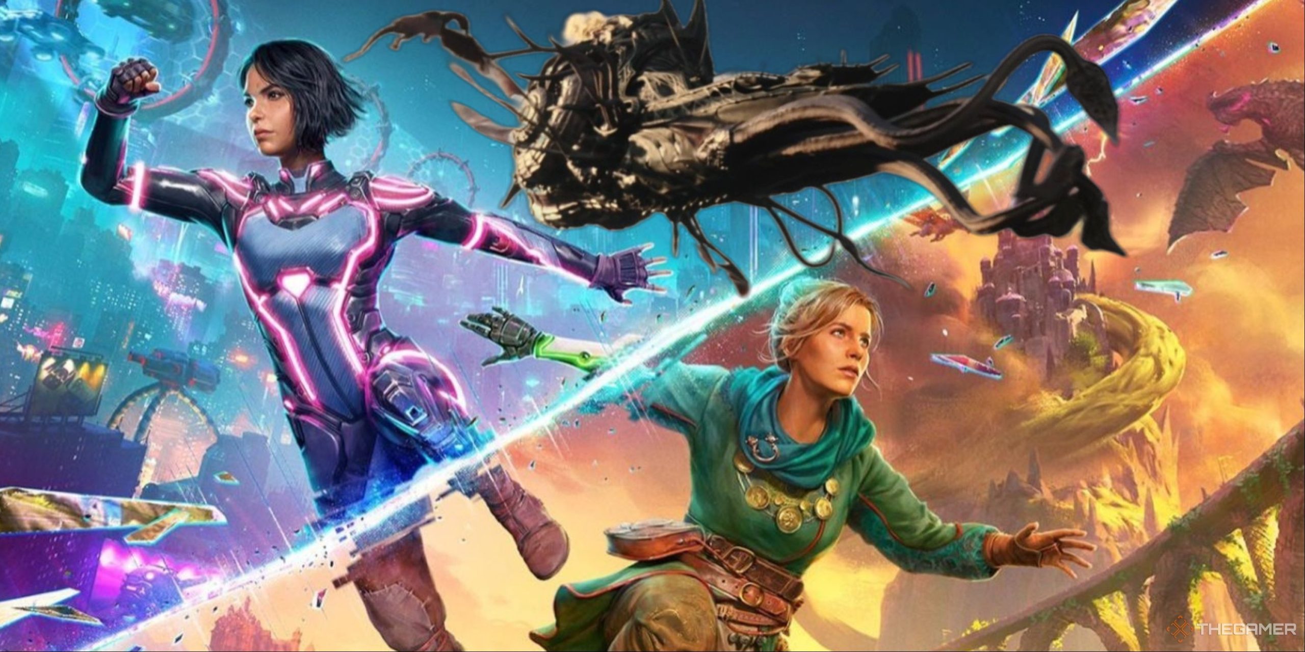 両方の世界の最高：これらのビデオゲームは、SFとファンタジーの完璧なミックスです